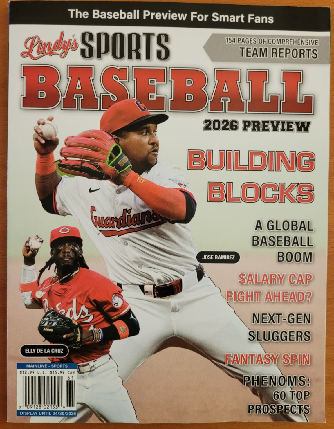 LINDY’S SPORTS – BASEBALL 2026 PREVIEW – GUARDIANS & REDS ELLE DE LA CRUZ