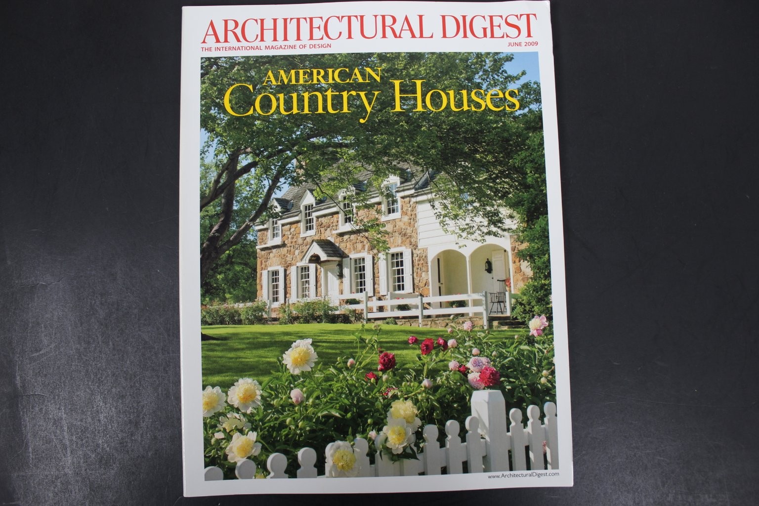Architectural Digest June 2009 American Country Houses Magazine Design