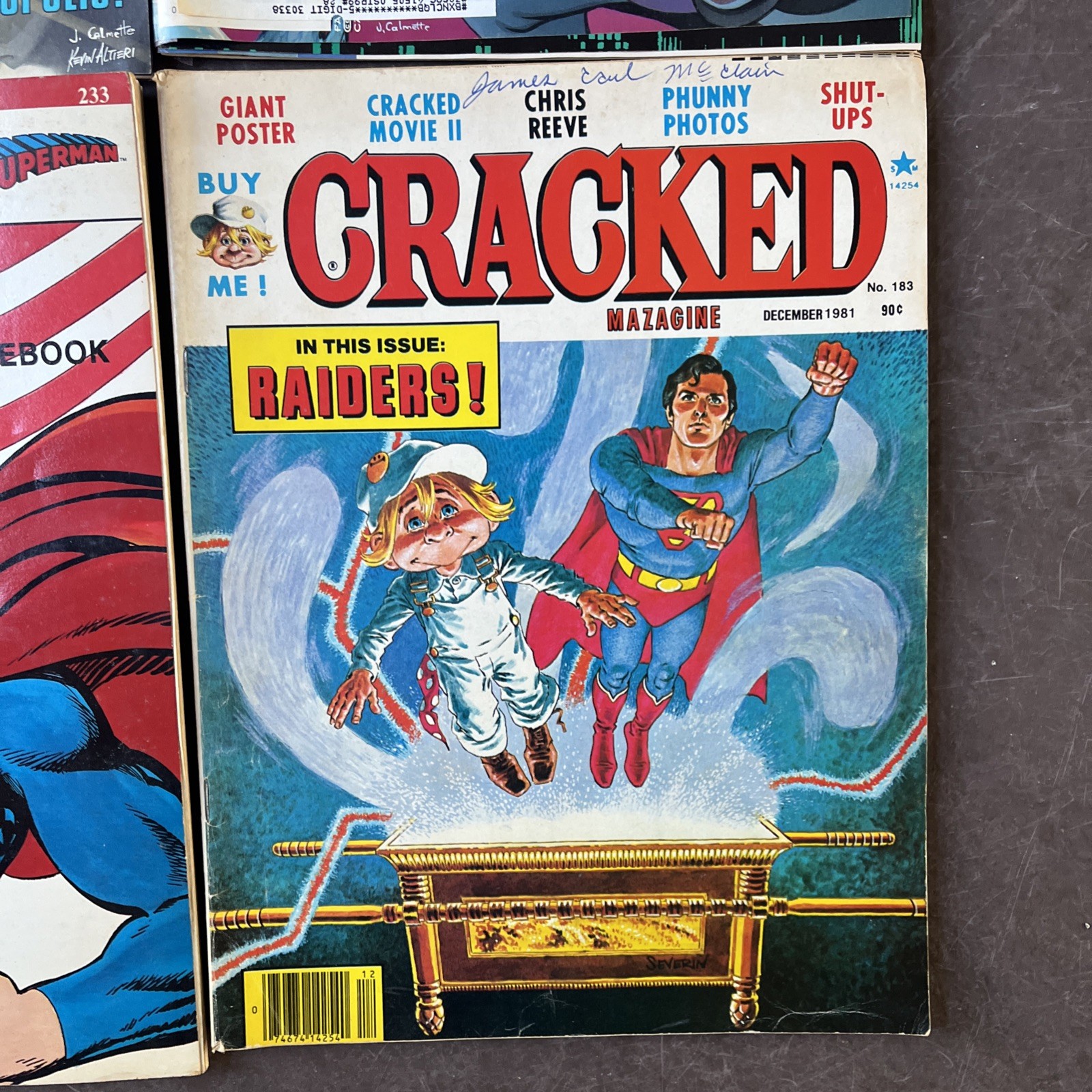 Vintage LOT DC Comics LOT Superman Sourcebook Cracked Superman & Batman Magazine