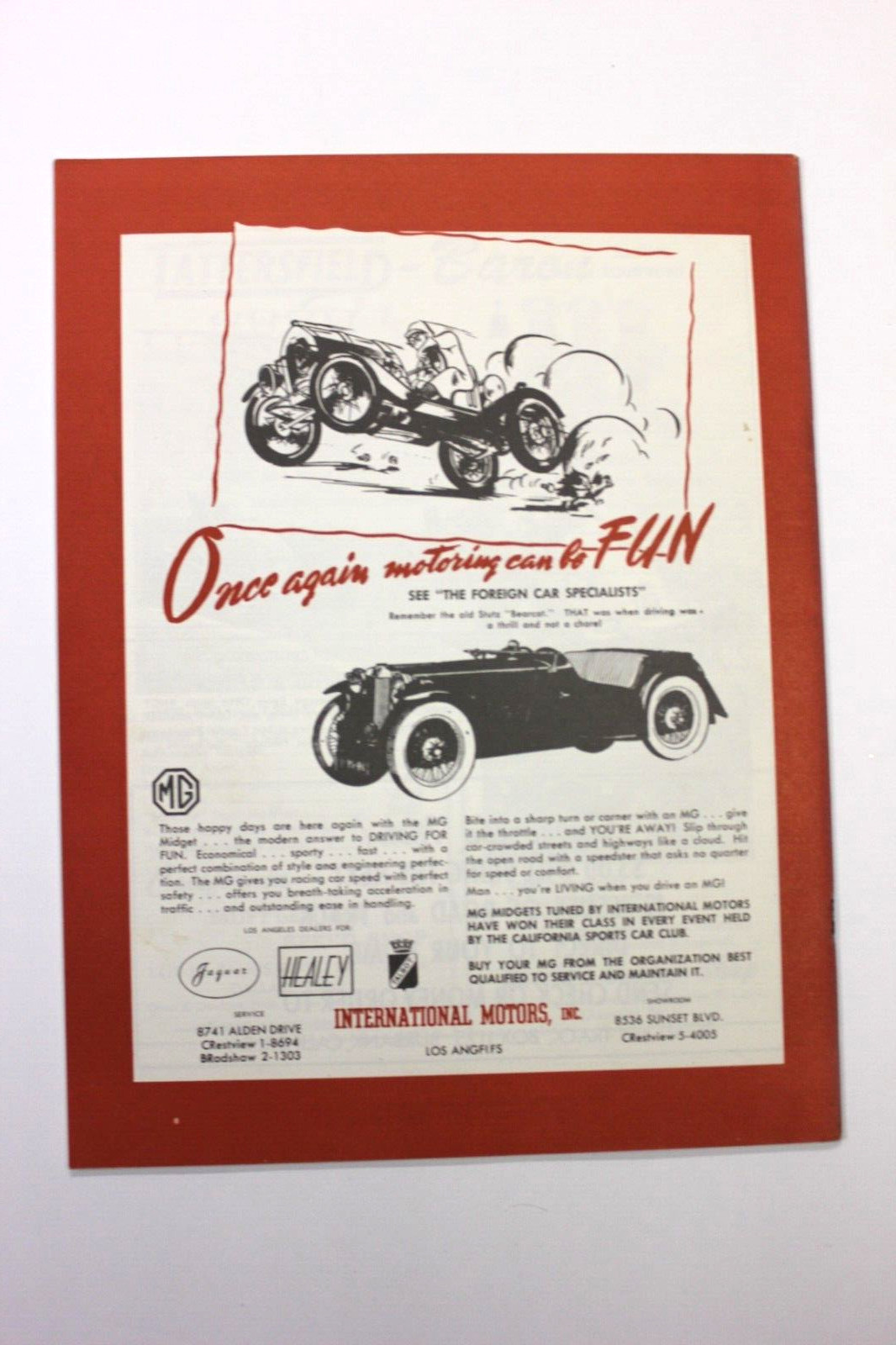 ROAD AND TRACK June 1948 25 Cents INDIANAPOLIS «500» Complete Entry List – RARE*