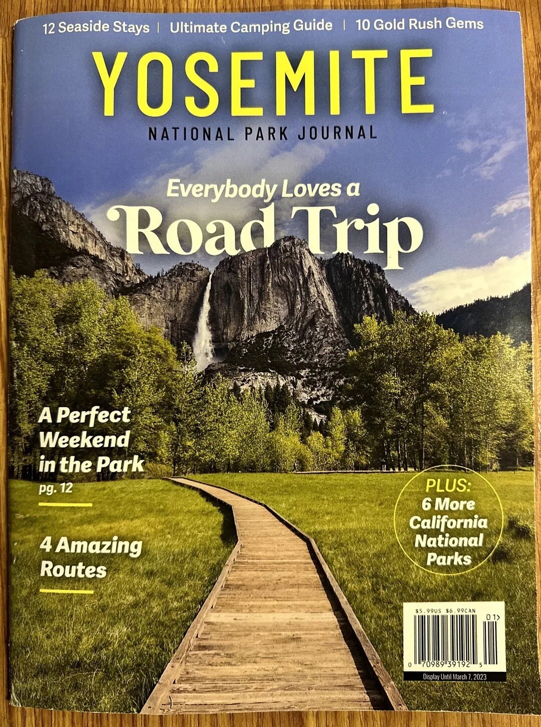 Yosemite National Park Journal 2023 Everybody loves a Road Trips
