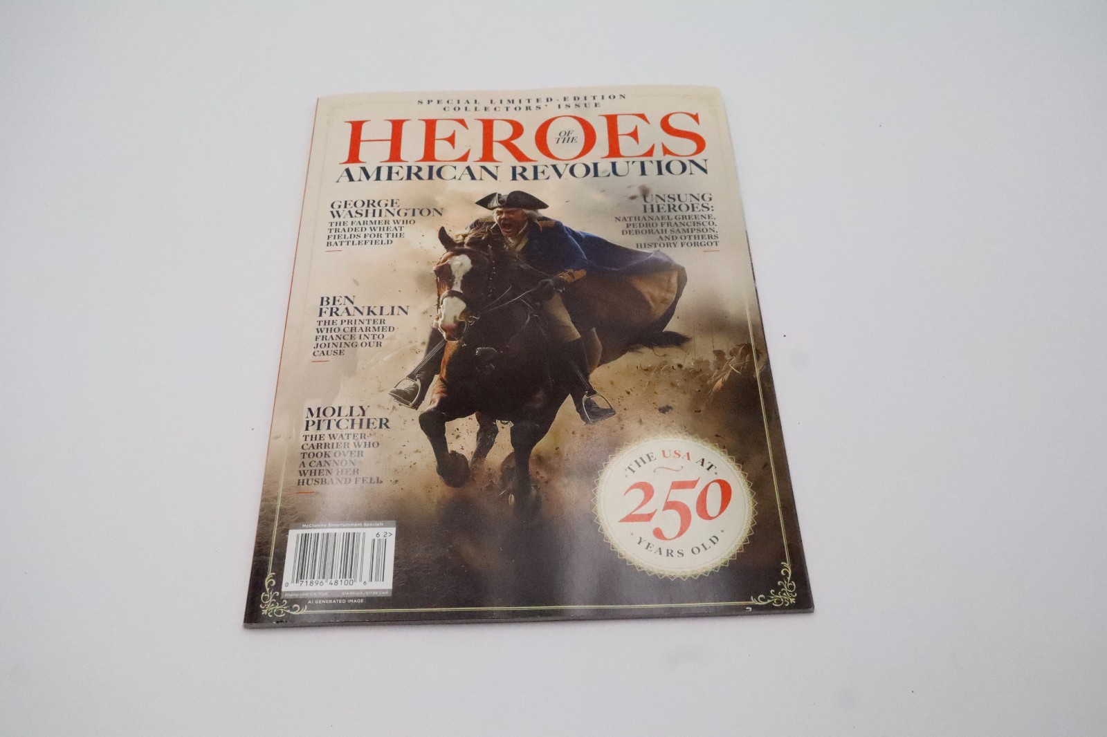 Heroes of the American Revolution USA 250 Years Collector Edition Magazine