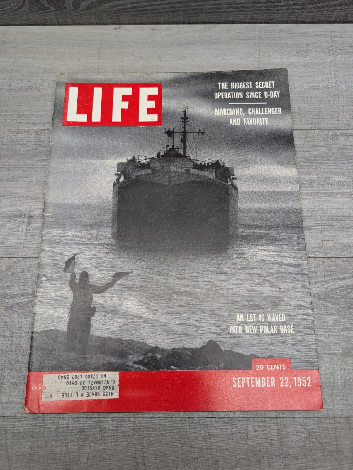 LIFE MAGAZINE. September 22, 1952. The Biggest Secret Operation Since D-Day