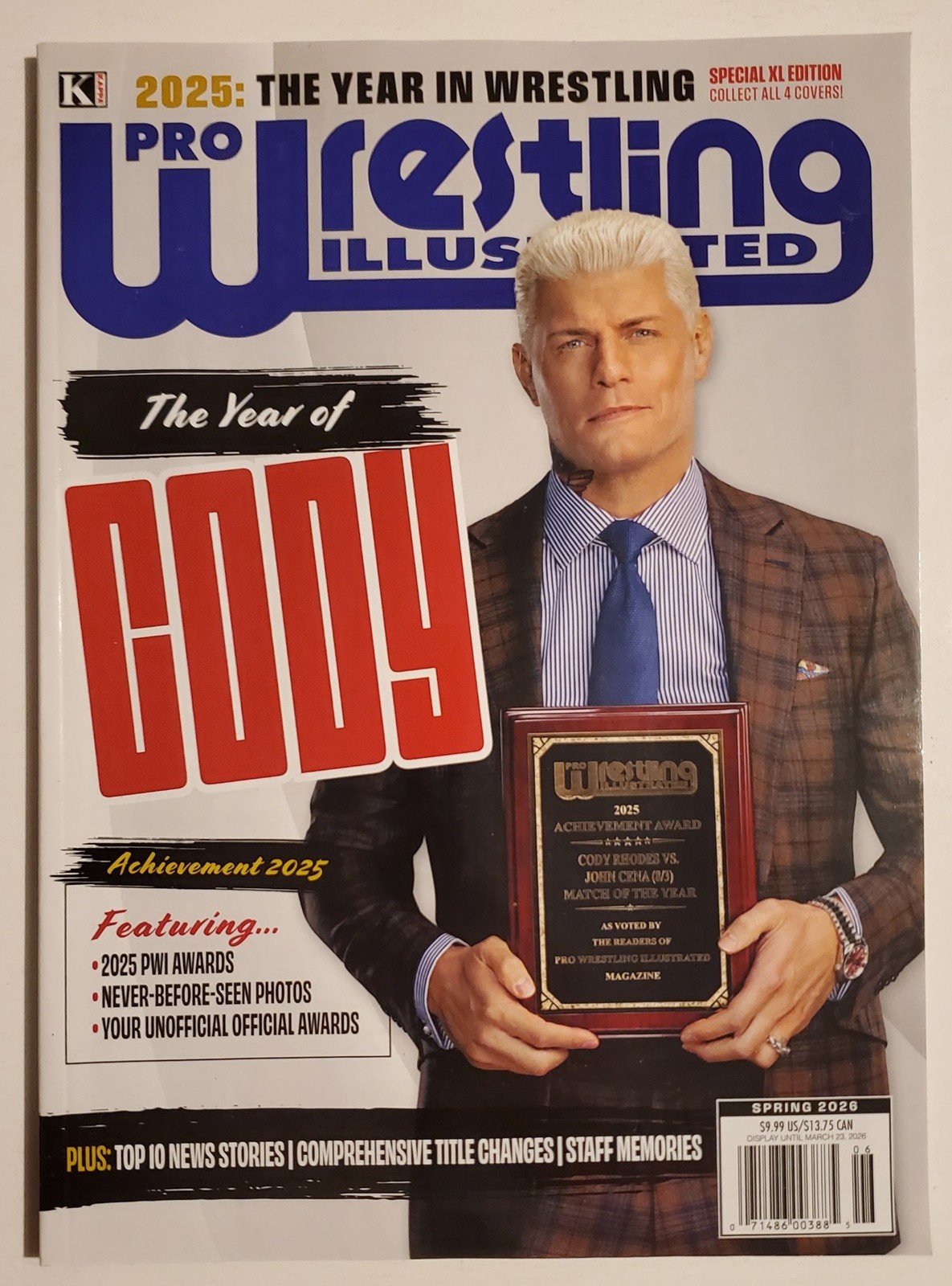 PRO WRESTLING ILLUSTRATED – CODY RHODES – SPRING 2026