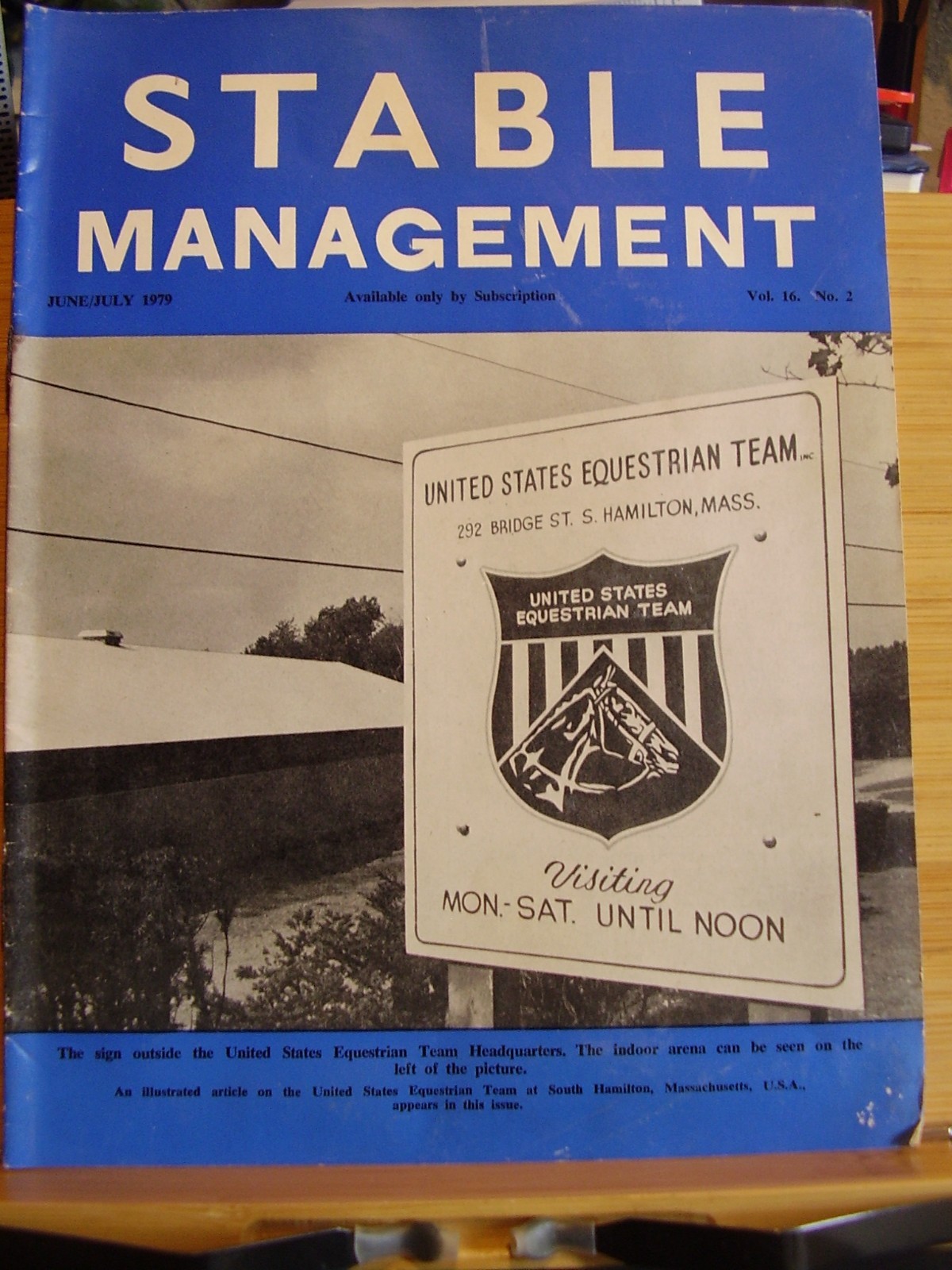 STABLE MANAGEMENT HORSE PONY MAG JUNE JULY 1979 USA EQUESTRIAN TEAM TAD COFFIN