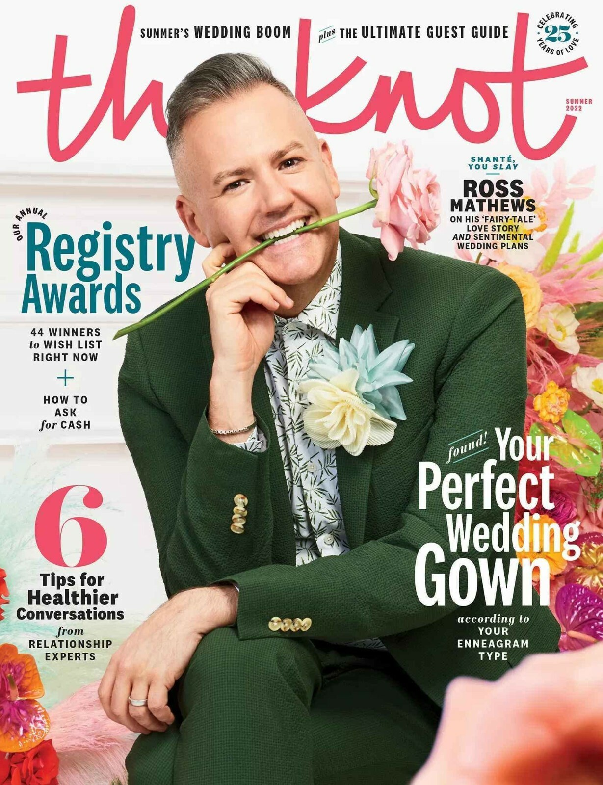 THE KNOT WEDDING MAGAZINE | SUMMER 2022 | THE PERFECT WEDDING GOWN ROSS MATHEWS