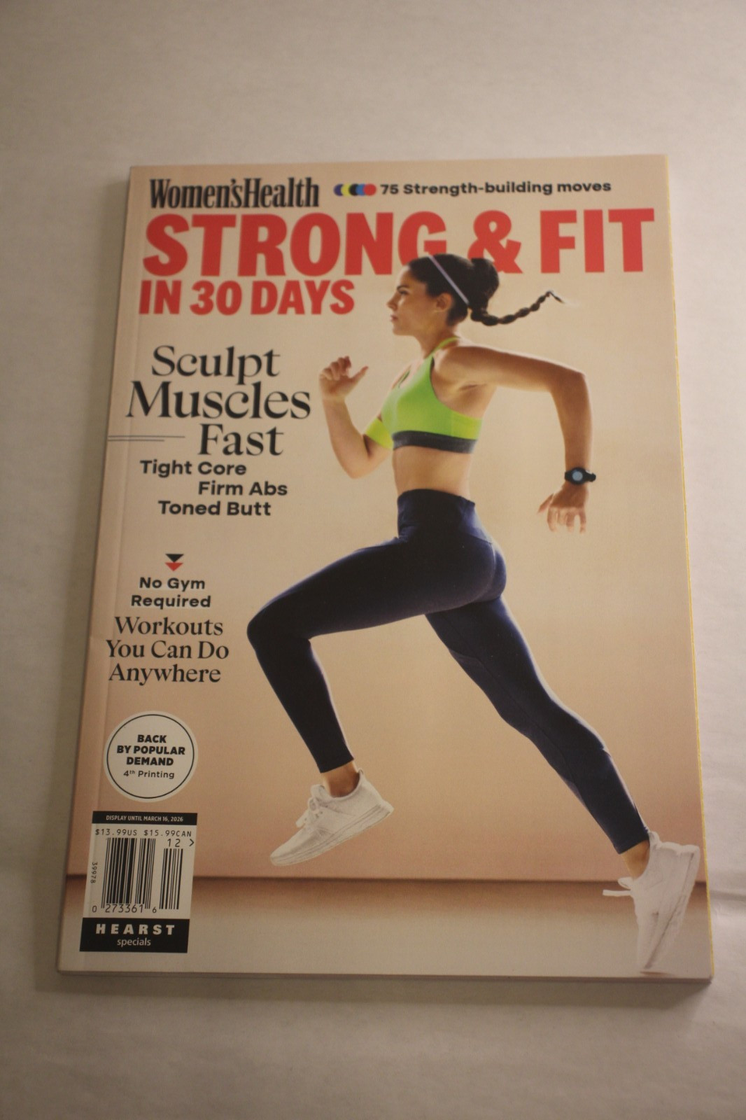WOMEN’S HEALTH Magazine 2026 STRONG & FIT IN 30 DAYS NO GYM Required ~ Reissue