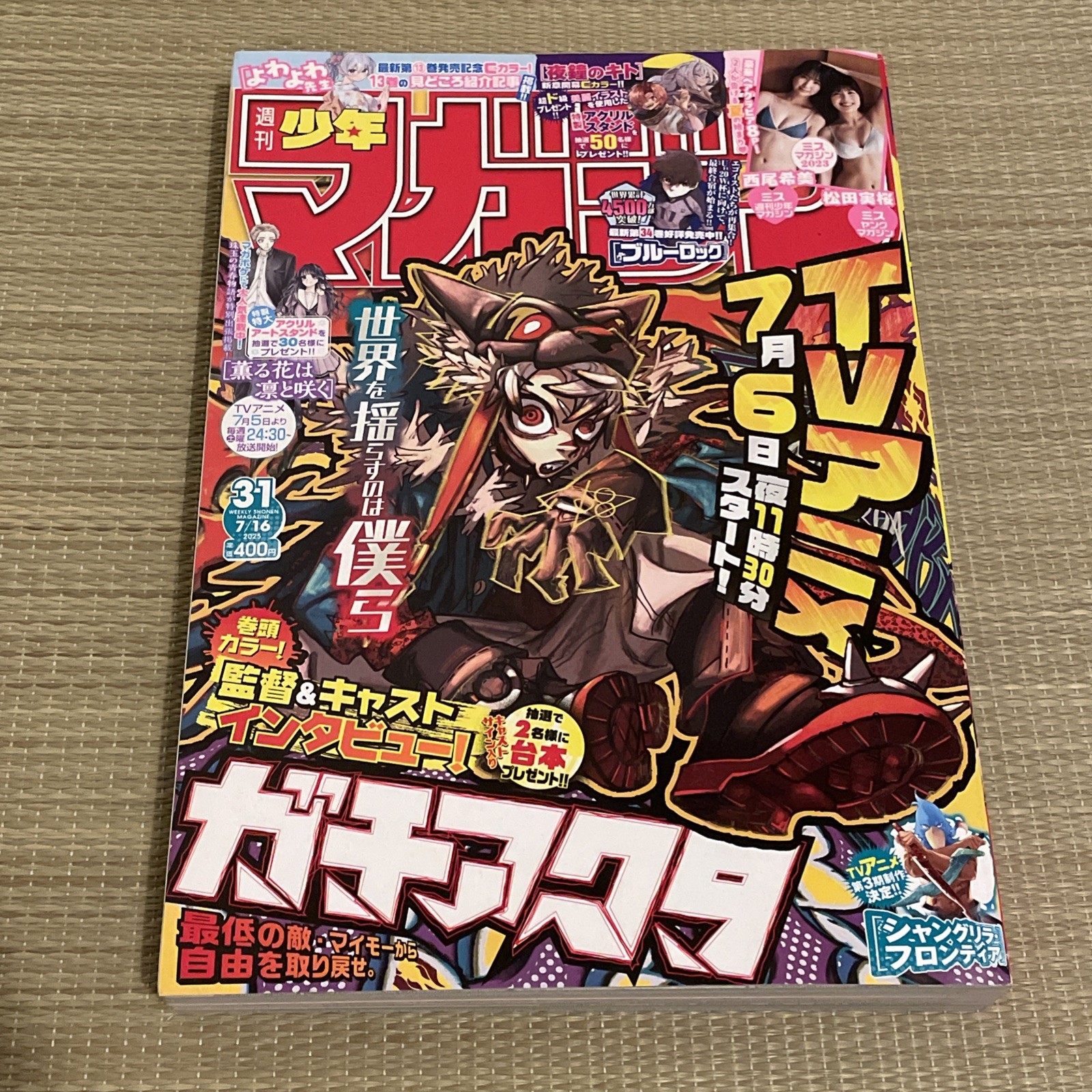 Weekly Shonen Magazine 2025 No.31 Gachiakuta Japanese magazine
