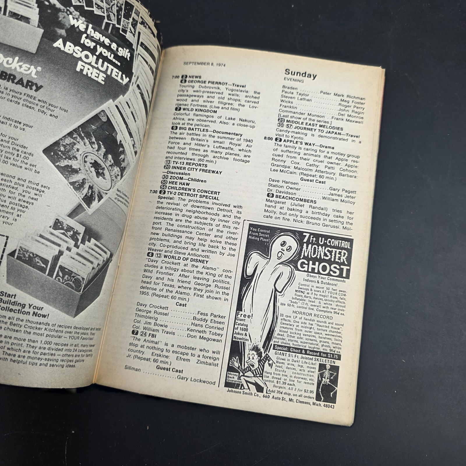 Vintage 1974 TV Guide Magazine Lot – 7 Issues: Godfather, Lucy, Bob Hope, Fall