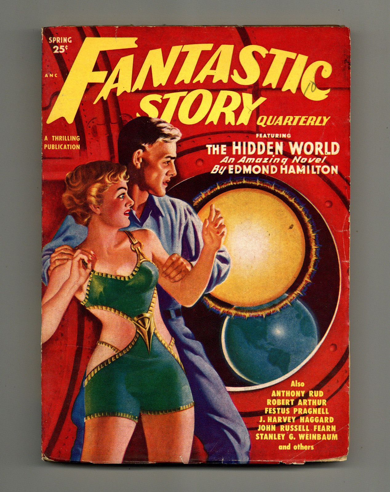 Fantastic Story Magazine Pulp Mar 1950 Vol. 1 #1 VG+ 4.5