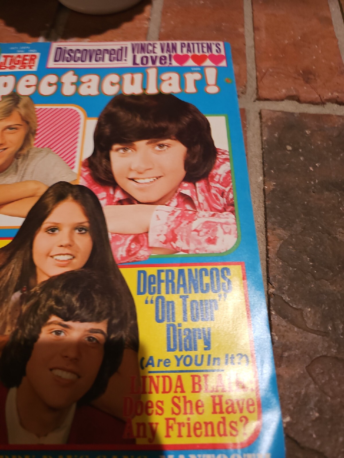 1974 TIGER BEAT SPECTACULAR Magazine Donny Marie Osmond, Vince,DeFrancos,Blair