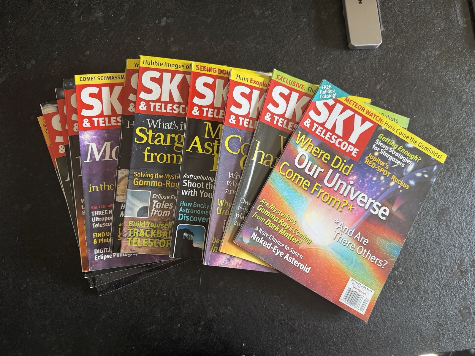 SKY & TELESCOPE 2006 9 Issues MAGAZINE Jan Mar Apr May June July Aug Sept Nov