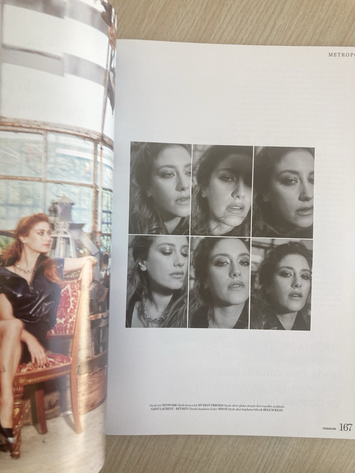 vogue Turkey November 2021 / Grace Valentine – Hazal Kaya – Kaan Urgancıoğlu