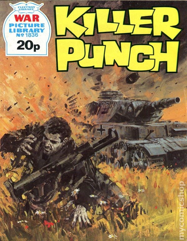 War Picture Library 1st Series #1836 VG 4.0 1981 Stock Image