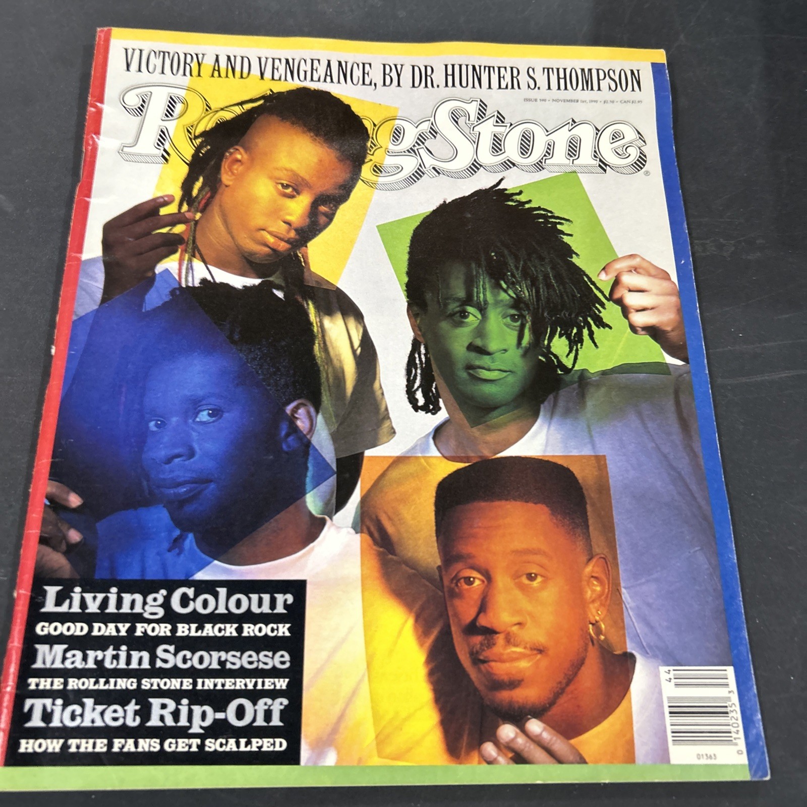 Rolling Stone Magazine # 590 November 1, 1990 Living Colour Cover