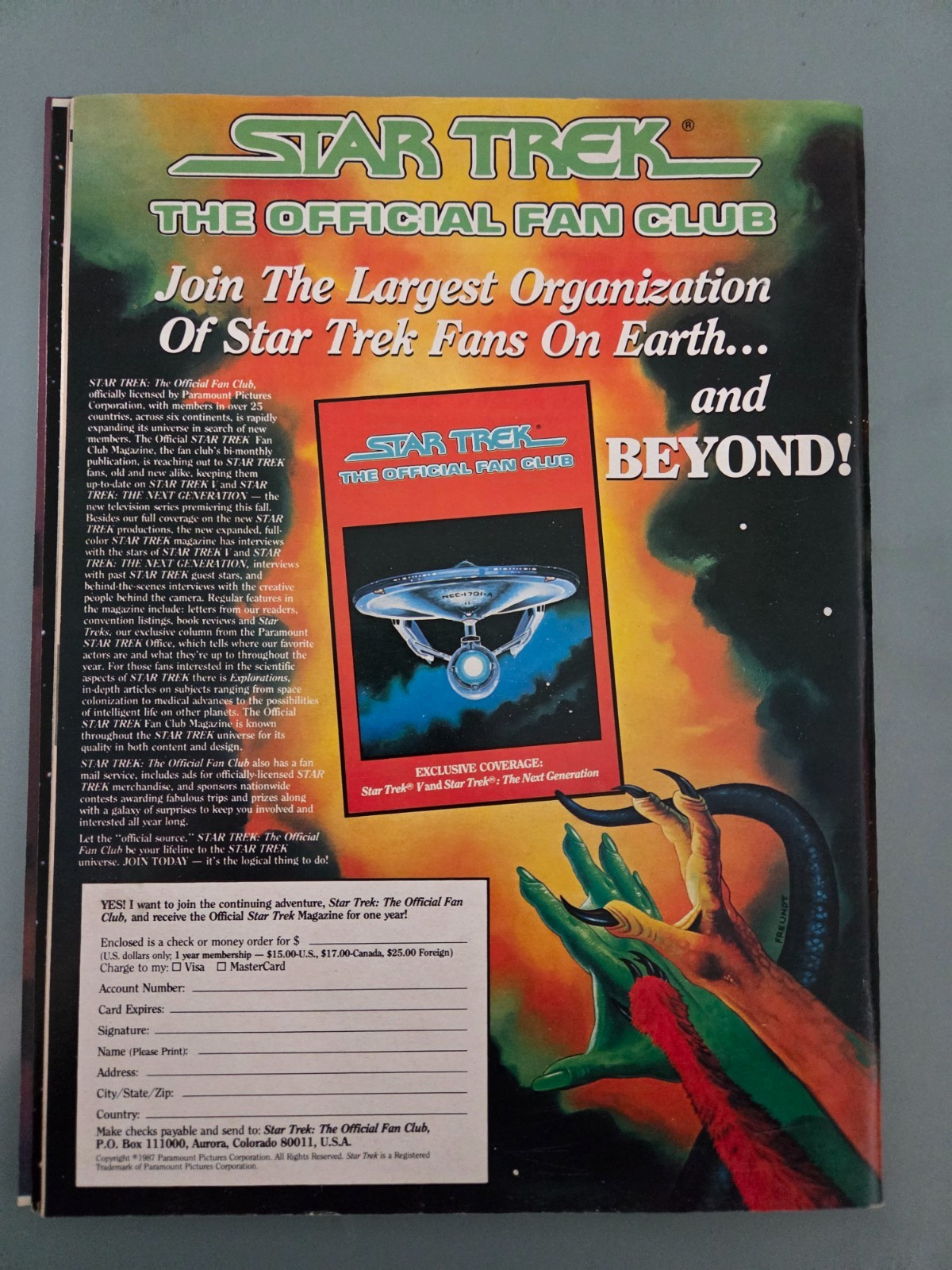 STAR TREK THE NEXT GENERATION THE OFFICIAL MAGAZINE SERIES Volume 1 1987+POSTERS