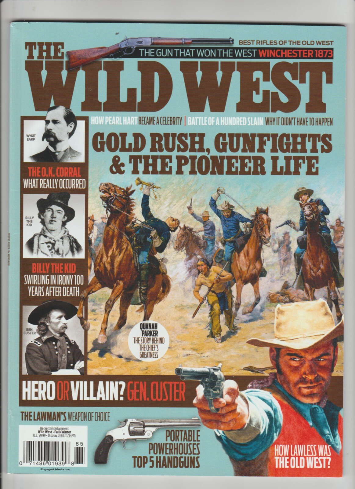 The Wild West Magazine Fall Winter 2015 Best Rifles of Old West Billy the Kid