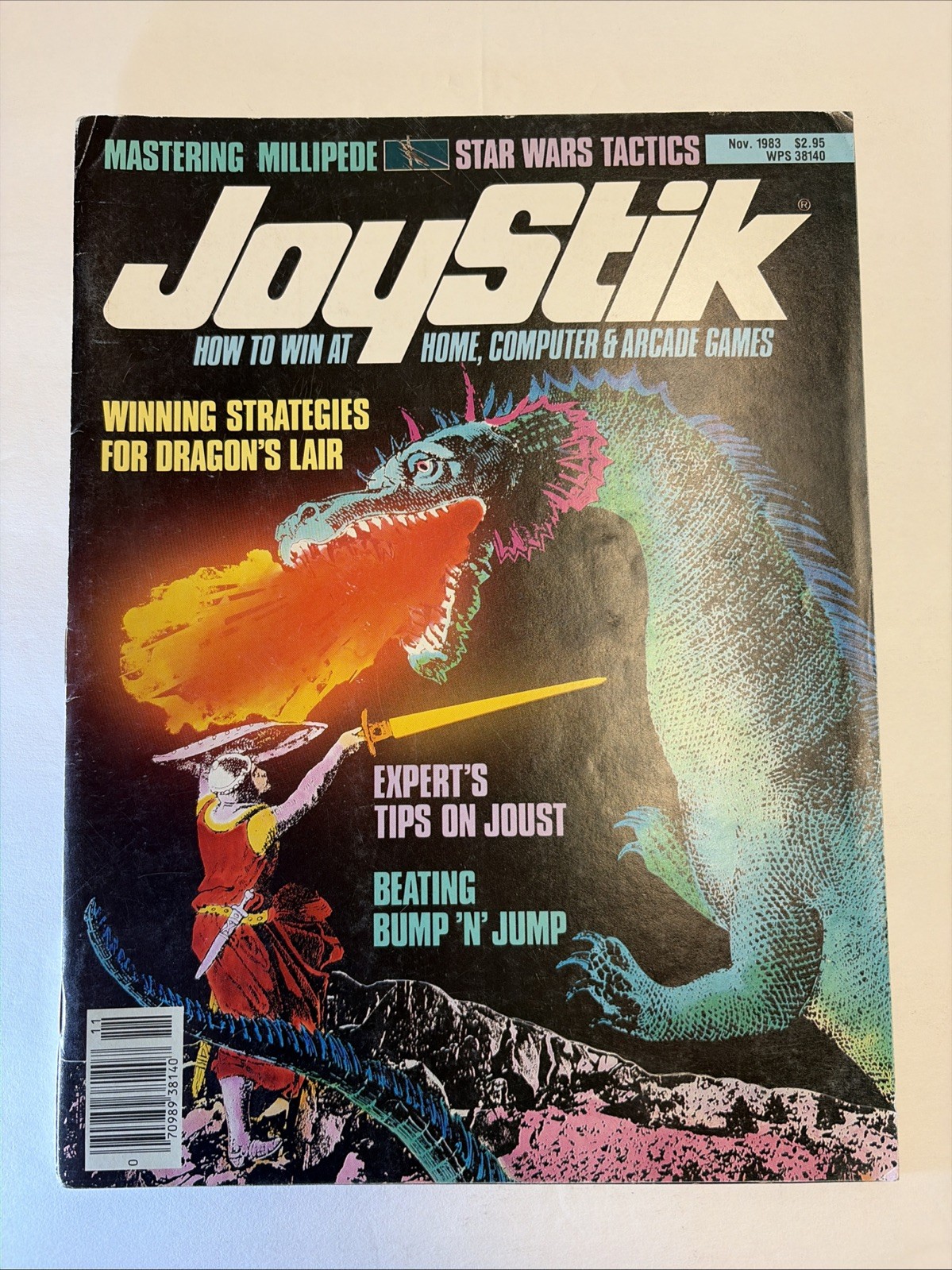 JoyStik Magazine – How to Win at Video Games Nov 1983 Vol 2 #2 Dragon’s Lair +