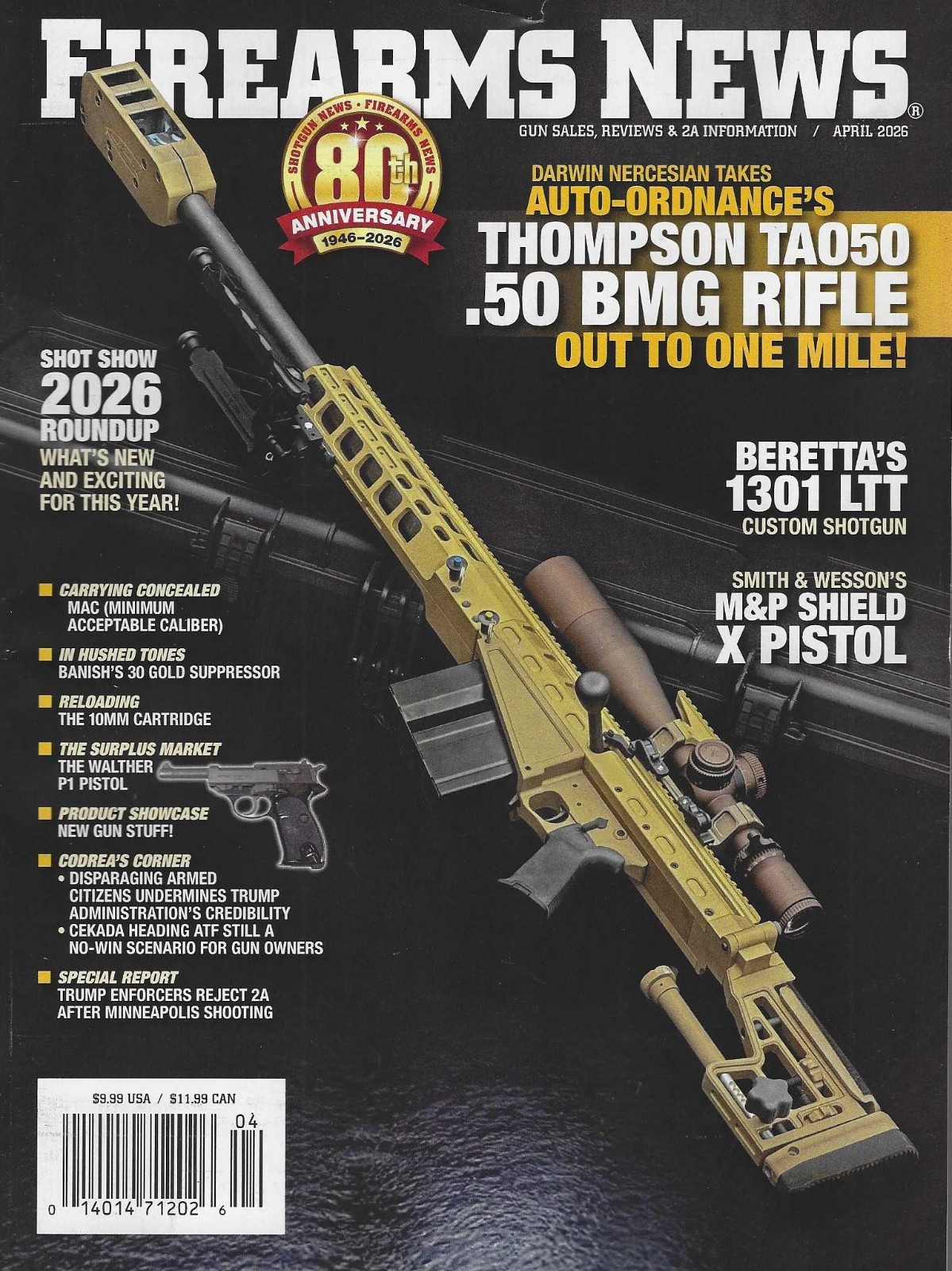 Firearms News Magazine April 2026 Shot Show