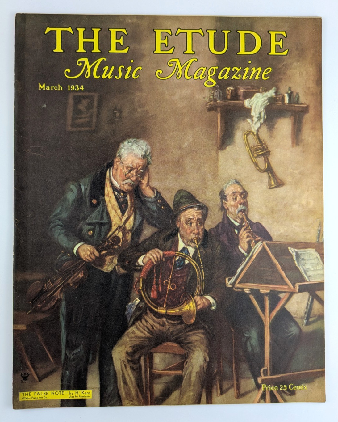 The Etude Music Magazine March 1934 (Vol. 52 No. 03) H Kern The False Note Issue