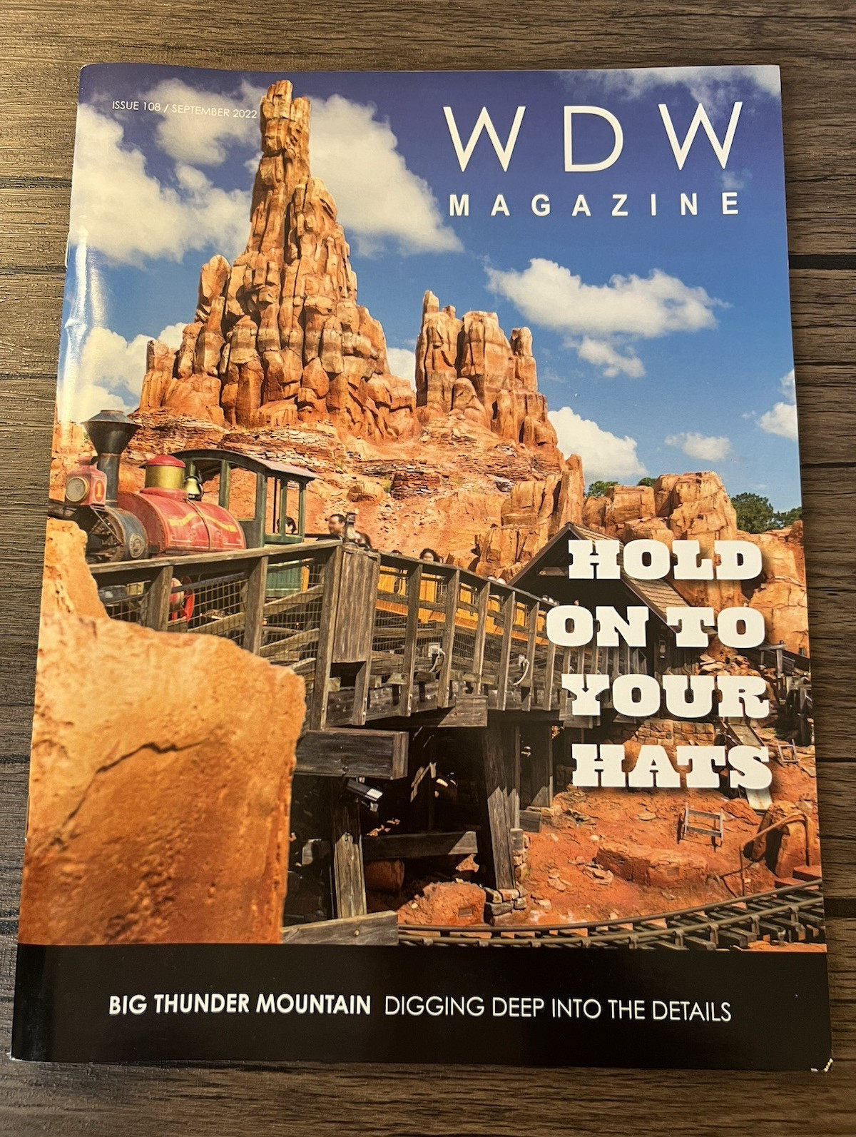 WDW Magazine Issue 108 Sep 2022 Hold Onto Your Hats, English Illustrated