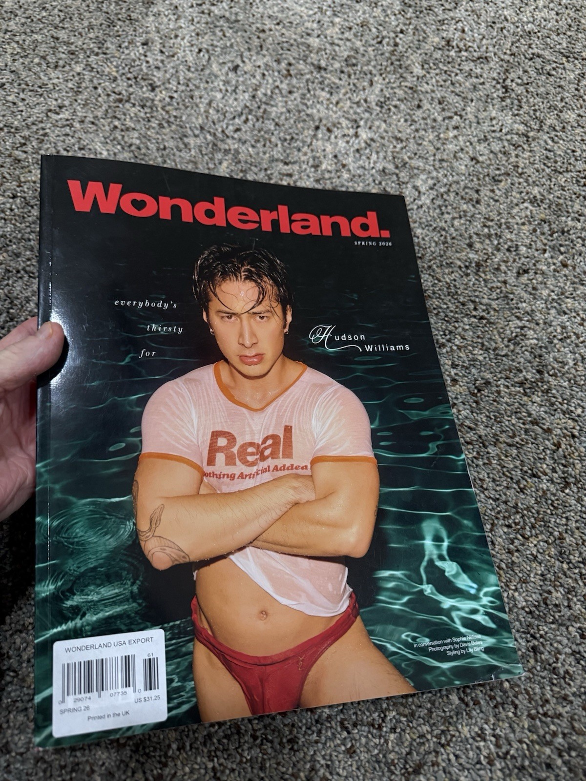 Wonderland Magazine Spring 2026 Ft. Hudson Williams Import