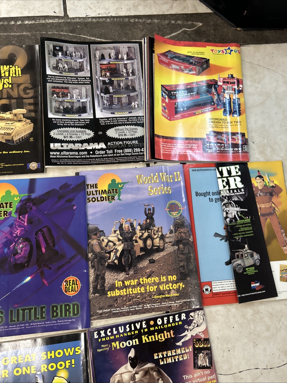 Lee’s Toy Review Magazine Lot 60 62 70 75TH ISSUE 85 87 94 96 97 105 & 118