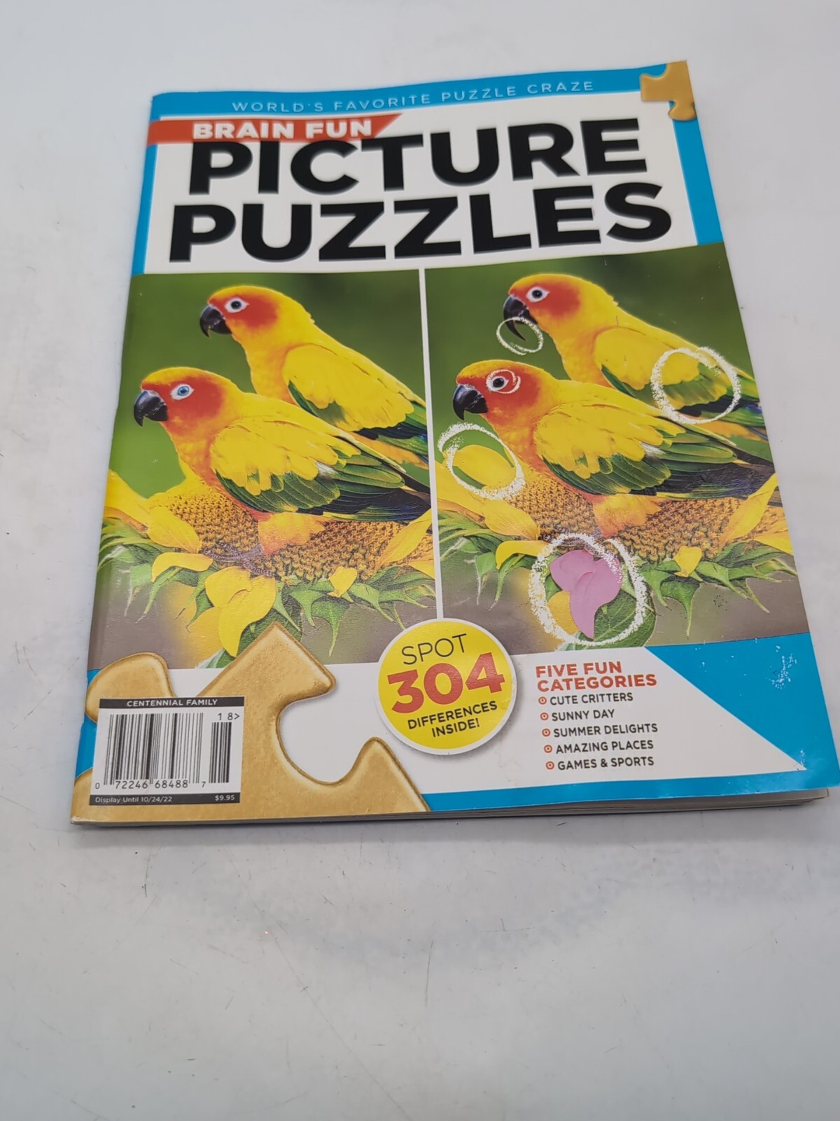 PICTURE PUZZLES brain fun 304 differences 5 CATEGORIES