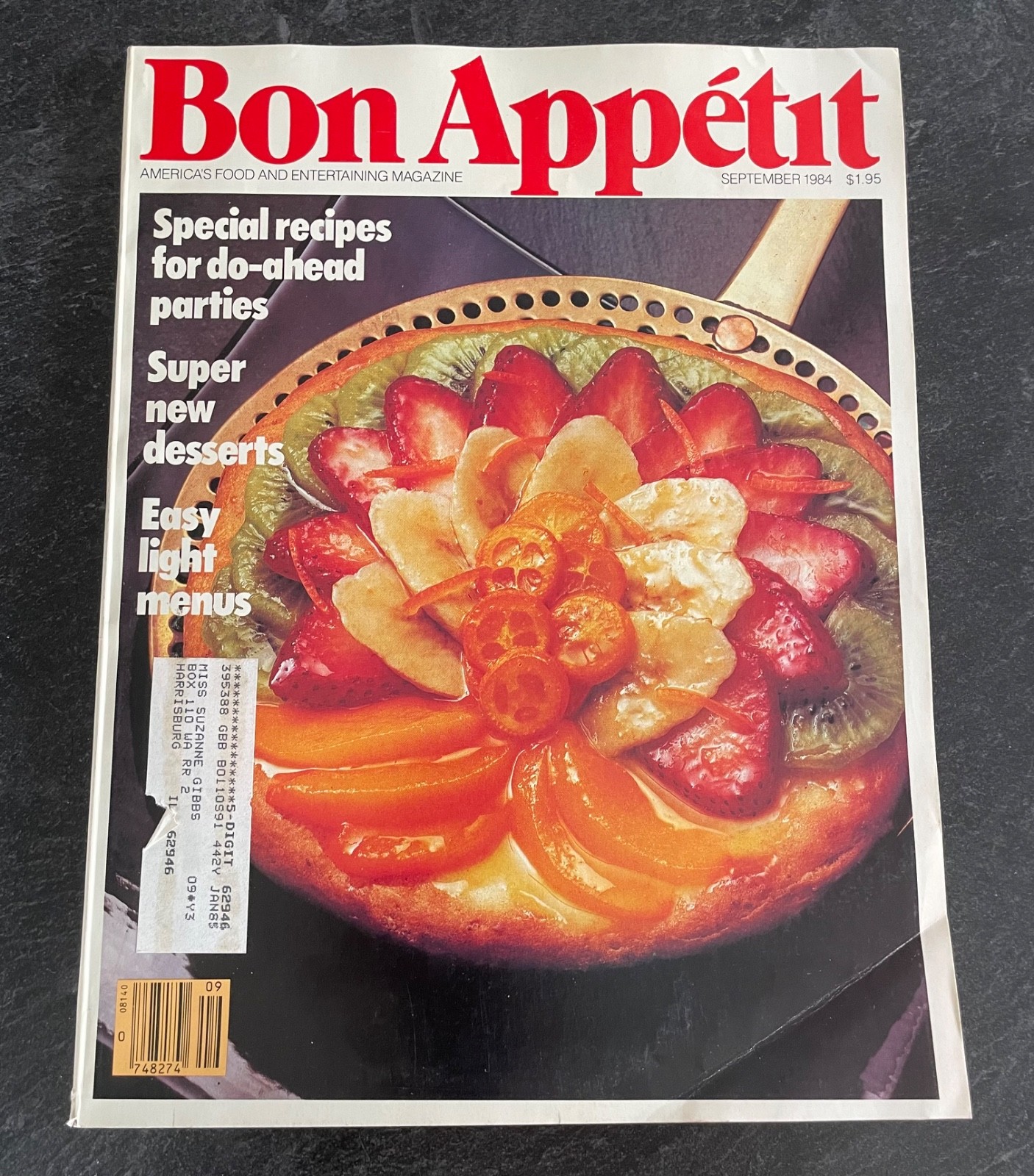 Bon Appetit LOT of 12 Issues from 1981 (3), 1982 (2) & 1984 (7) – Vintage