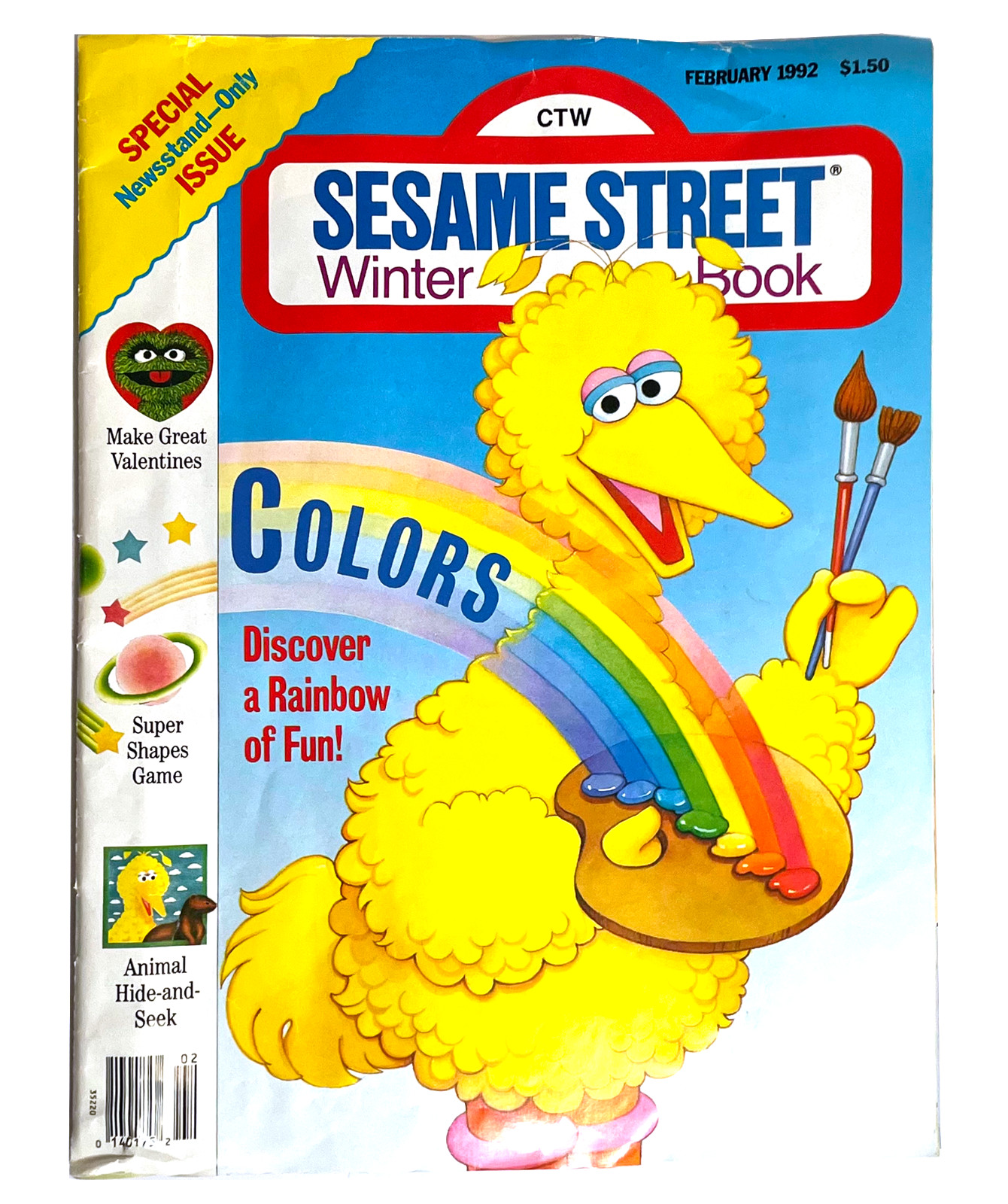 Sesame Street Winter Book – February 1992, Big Bird Special Newsstand-Only Issue