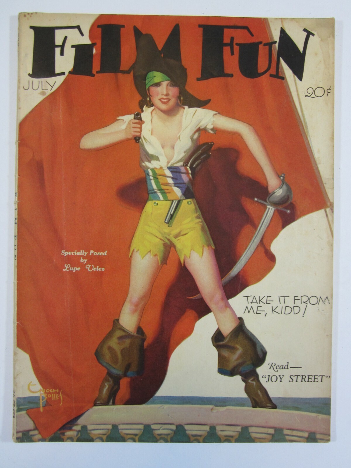 Film Fun Vol. 50 #483 July, 1929 VG+ Great Bolles Take it From Me, Kidd Cover!