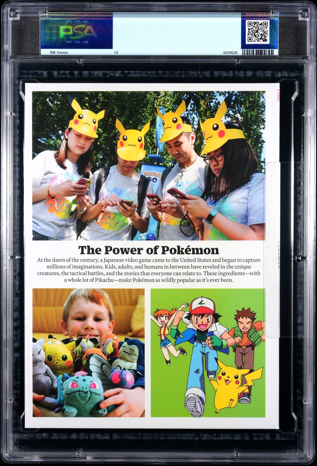 PSA 9.8 Top Pop! TIME Magazine Pokémon Special Edition – Ho-Oh / Lugia Variant