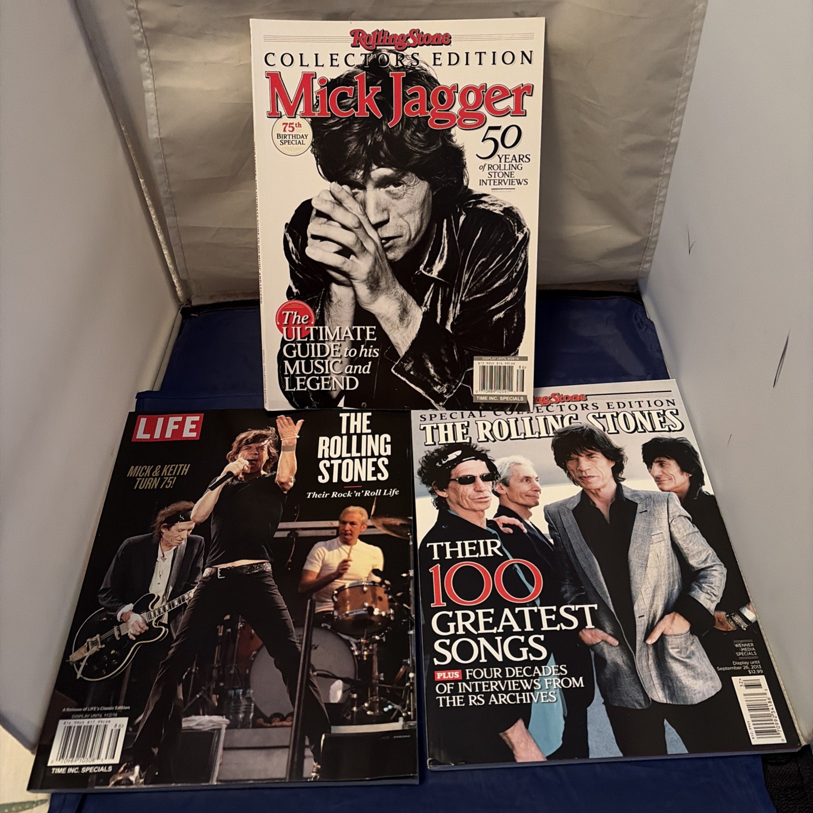 Rolling Stones Magazines Lot Of 3 Life & Collectors Edition 2018(2) 2013 (1)