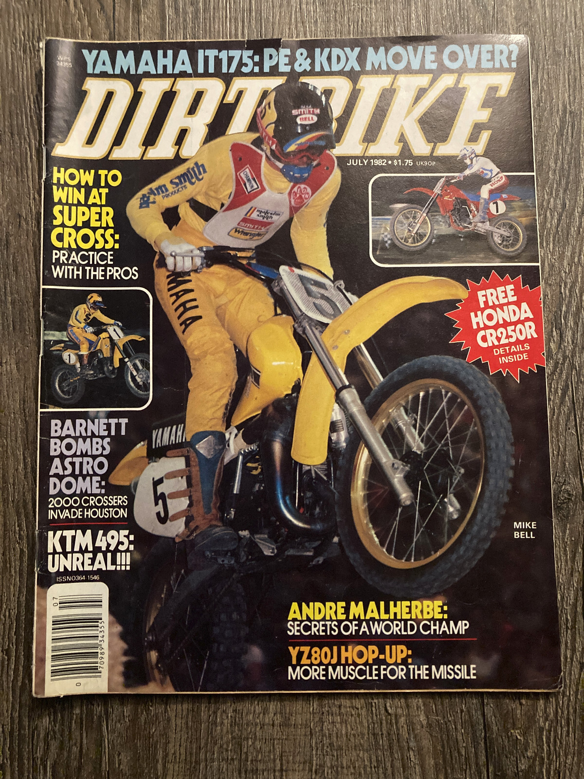 Dirt Bike Magazine – July 1982 – Yamaha IT175 Super Cross Tips Honda CR250R