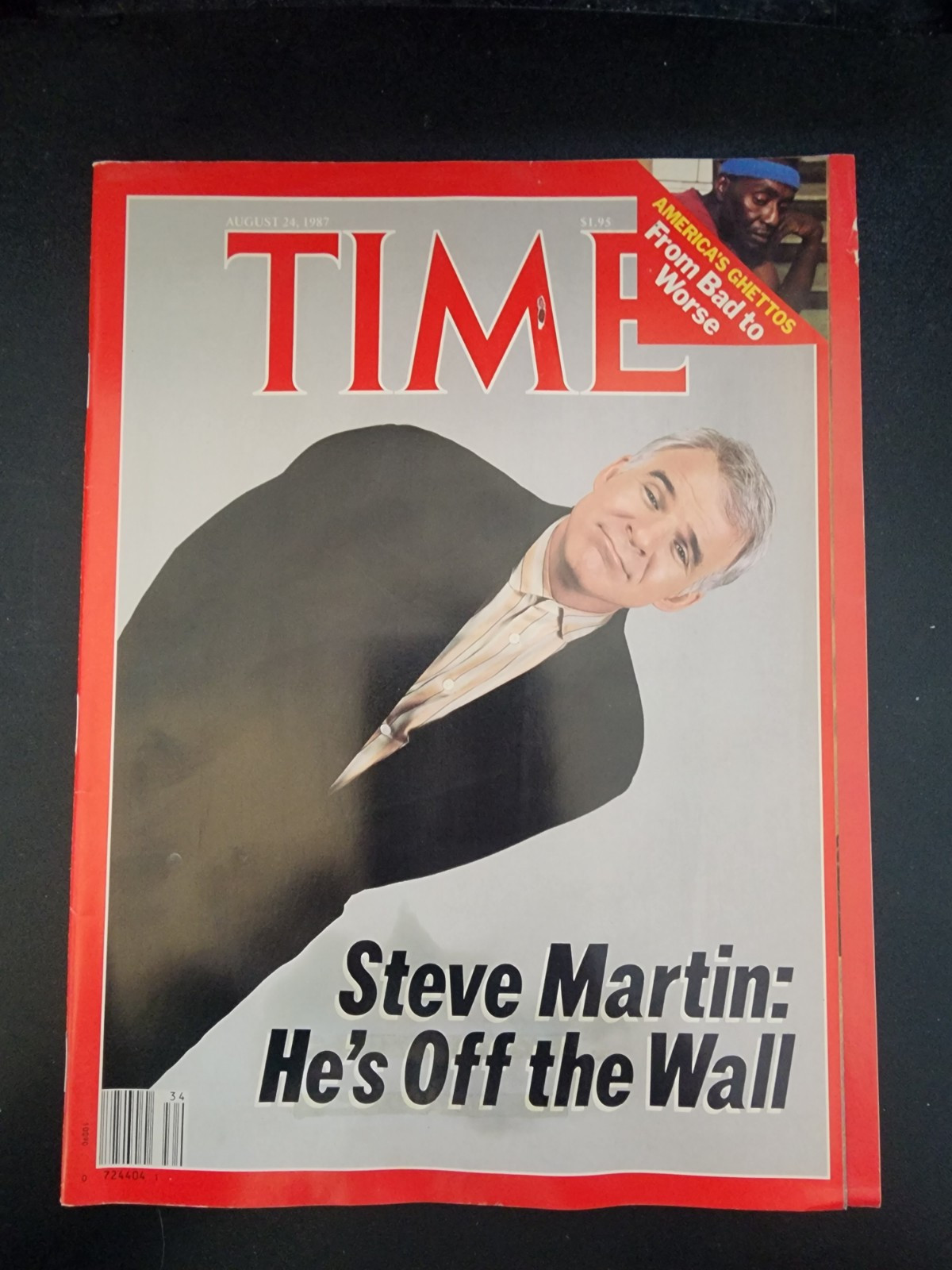Time Magazine August 24, 1987- Steve Martin- He’s Off The Wall b30:6994