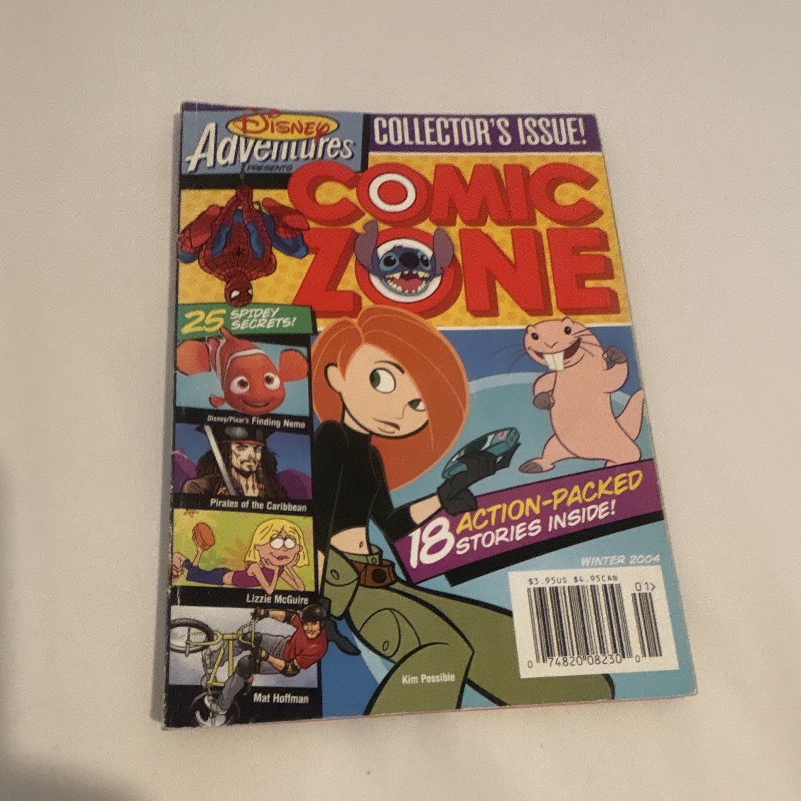 Disney Adventures Magazine Winter 2004 Comic Zone Collector’s Edition