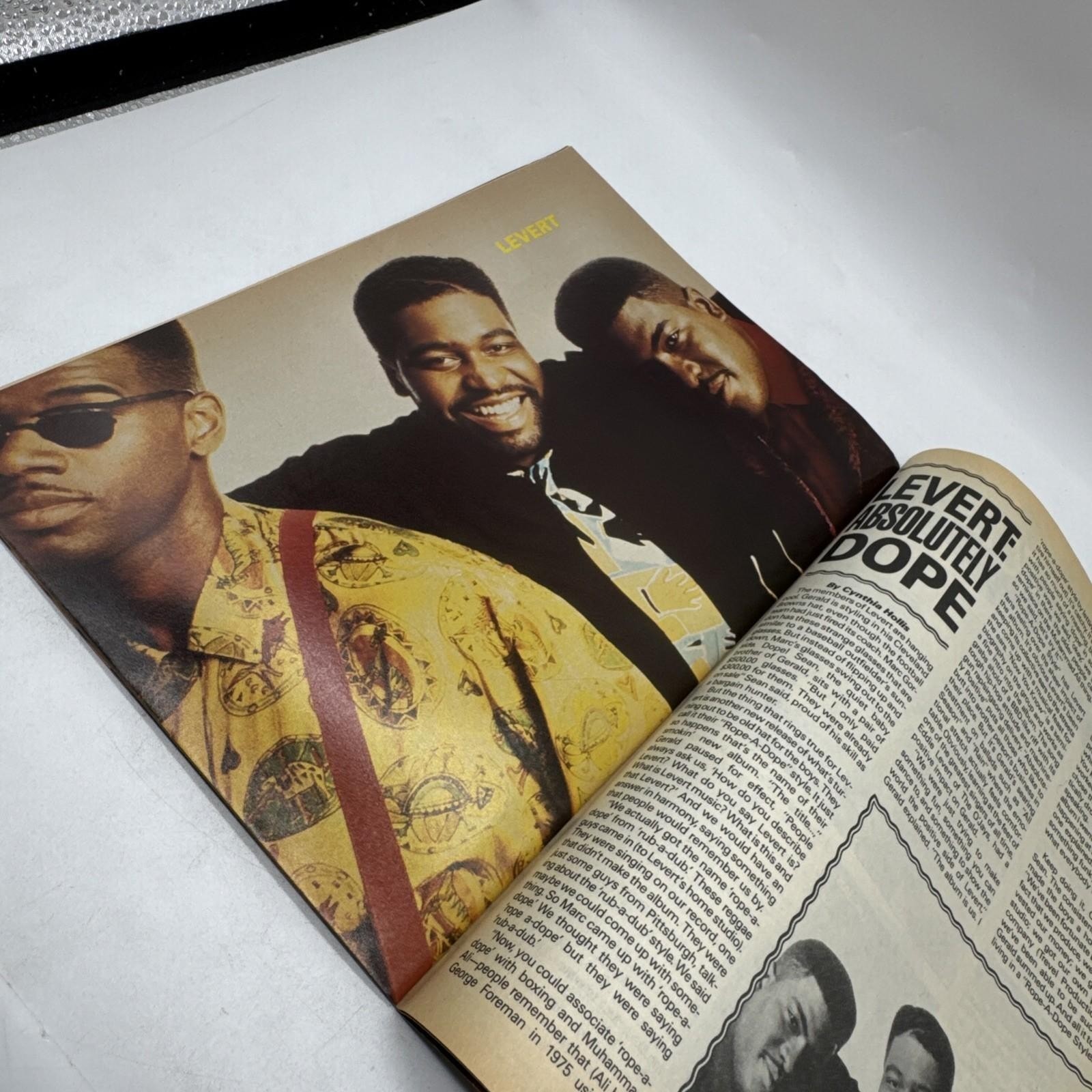 SCARCE RARE Black Sounds Magazine MARCH 1991 – LL COOL J – NWA – LIVING COLOUR