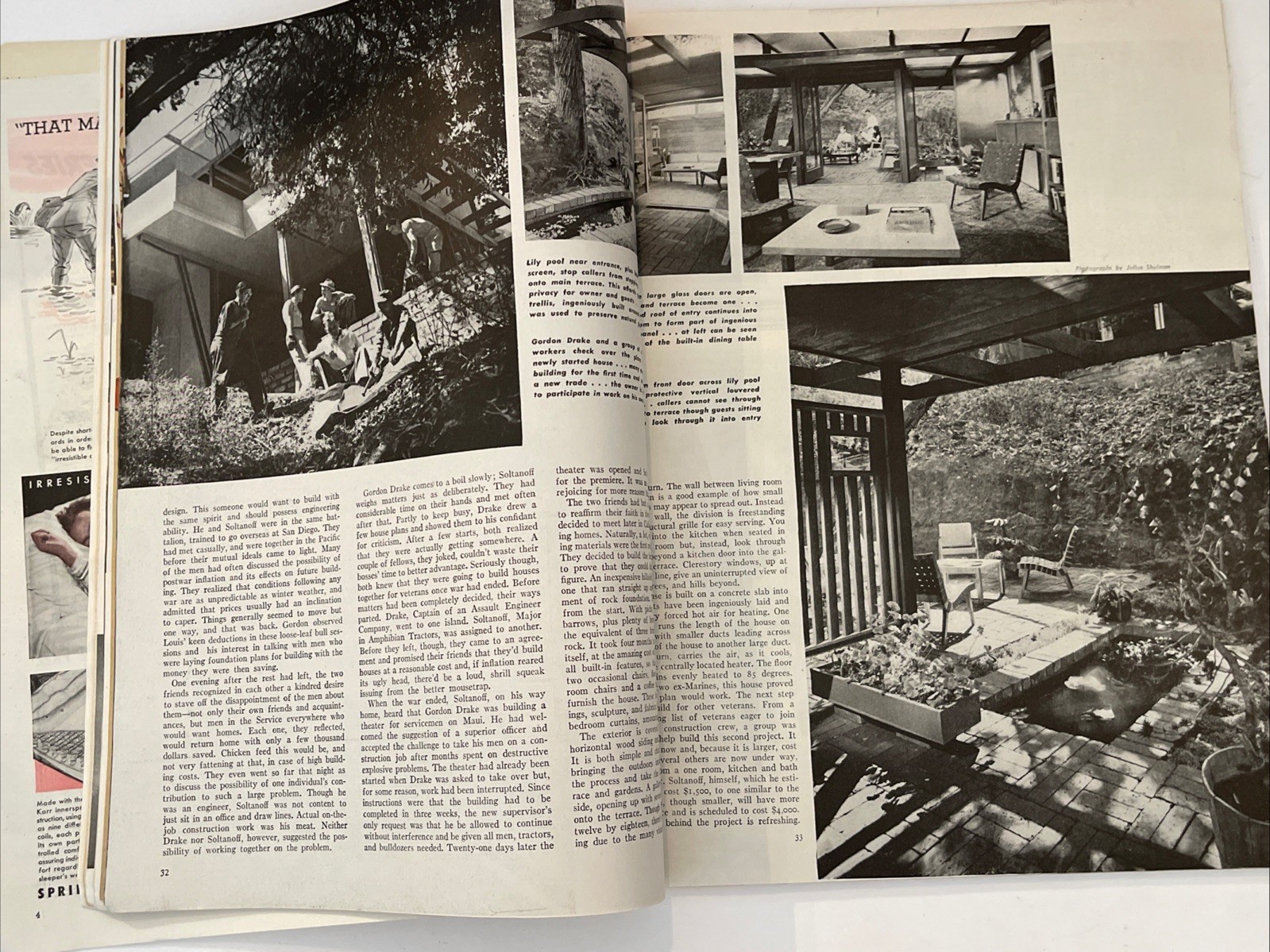 Lot 3 Mid Century Home Design Magazines 1940s-1960s American Home Builder Decor