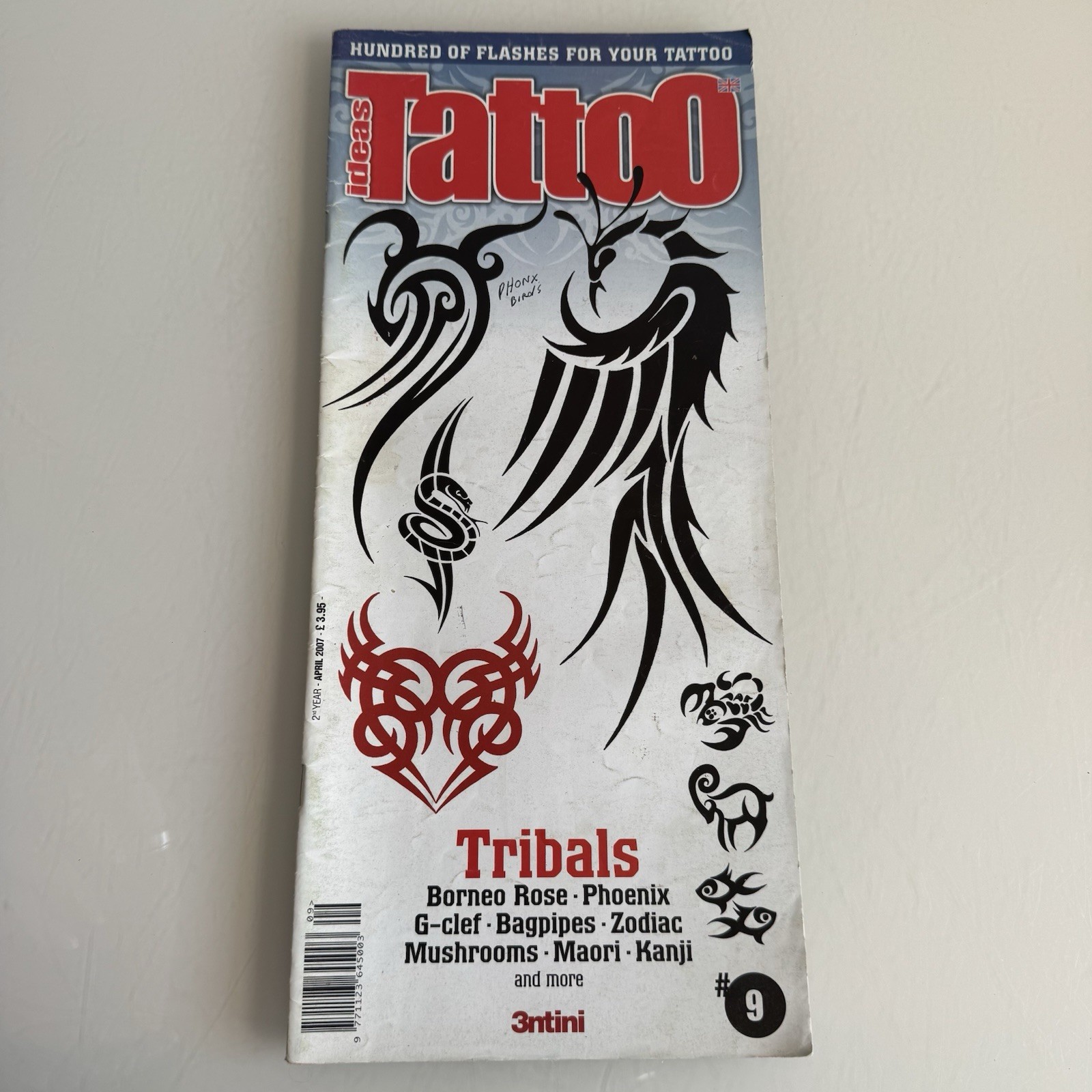 Tattoo Ideas Magazine Lot of 8 – Features Hundreds Of Designs Printed in Italy