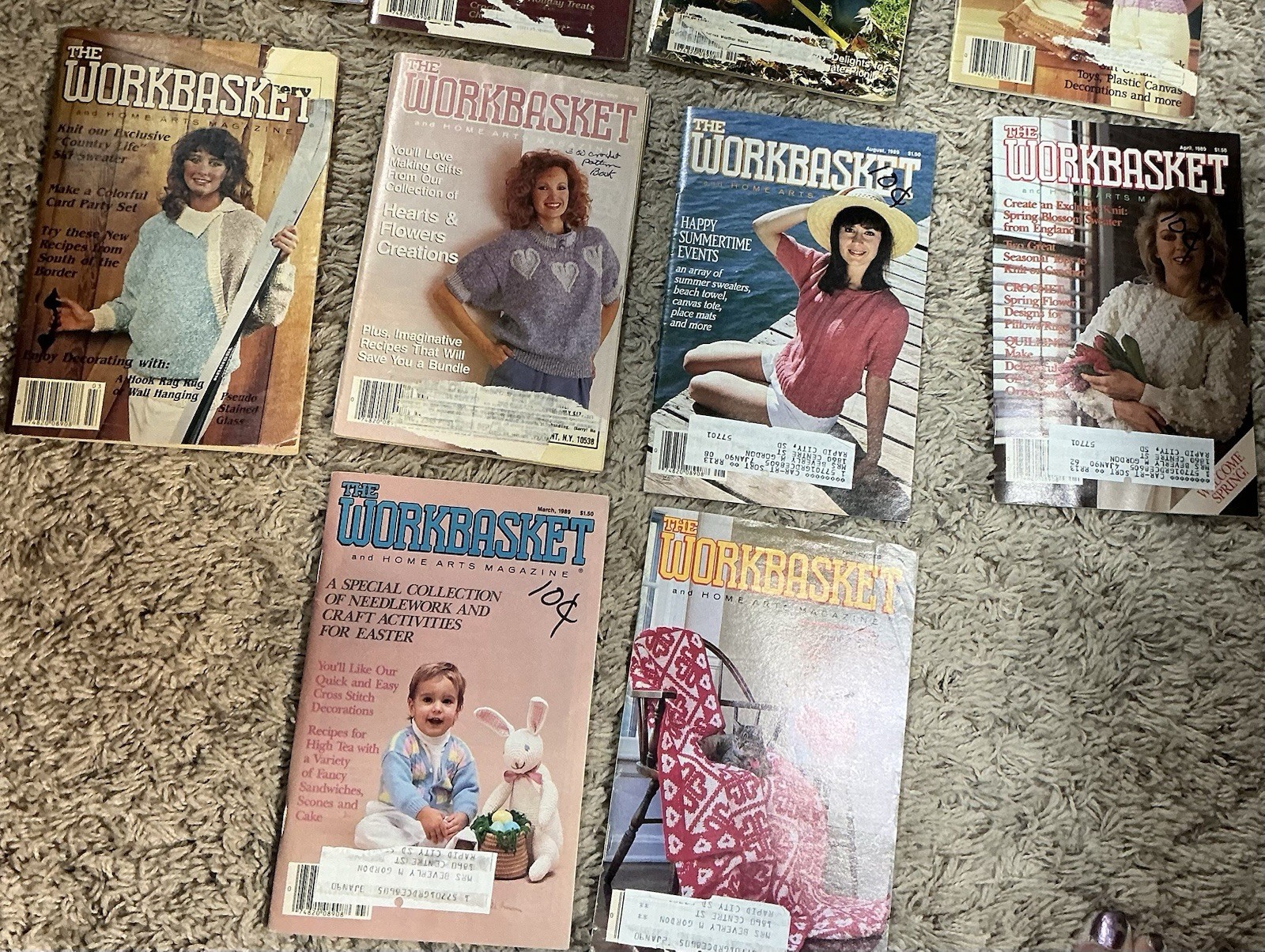 58 Vintage The Workbasket Magazine 1960’s-1970-1980’s-1990’s