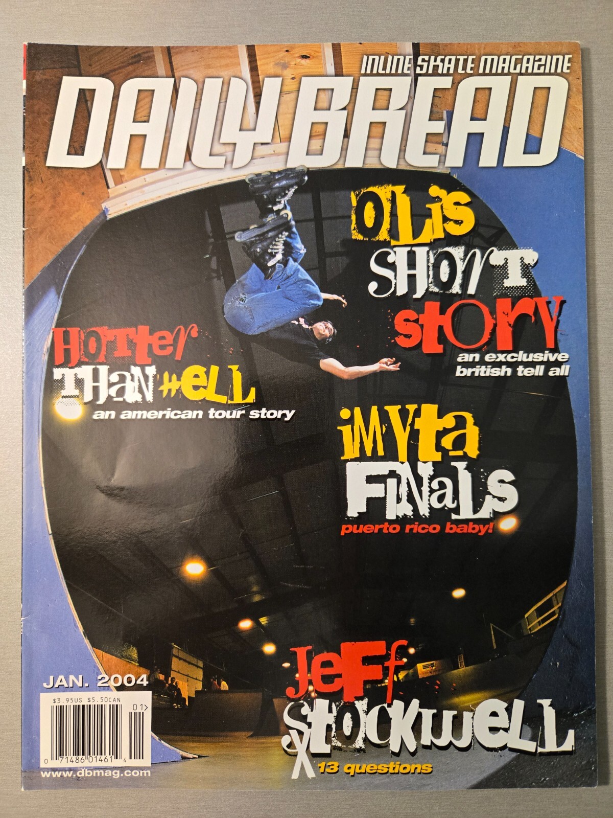 Daily Bread Skate Magazine January 2004 Vol 12 #1 Rollerblade Aggressive Inline