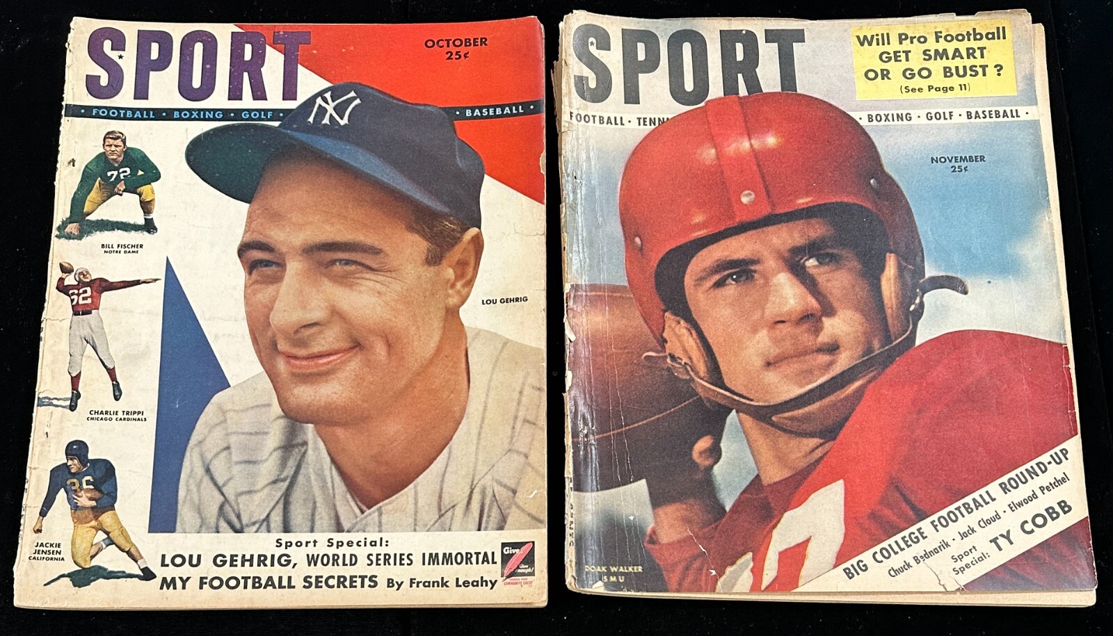 February-December 1948 Sport Magazine – Group of 11, RARE