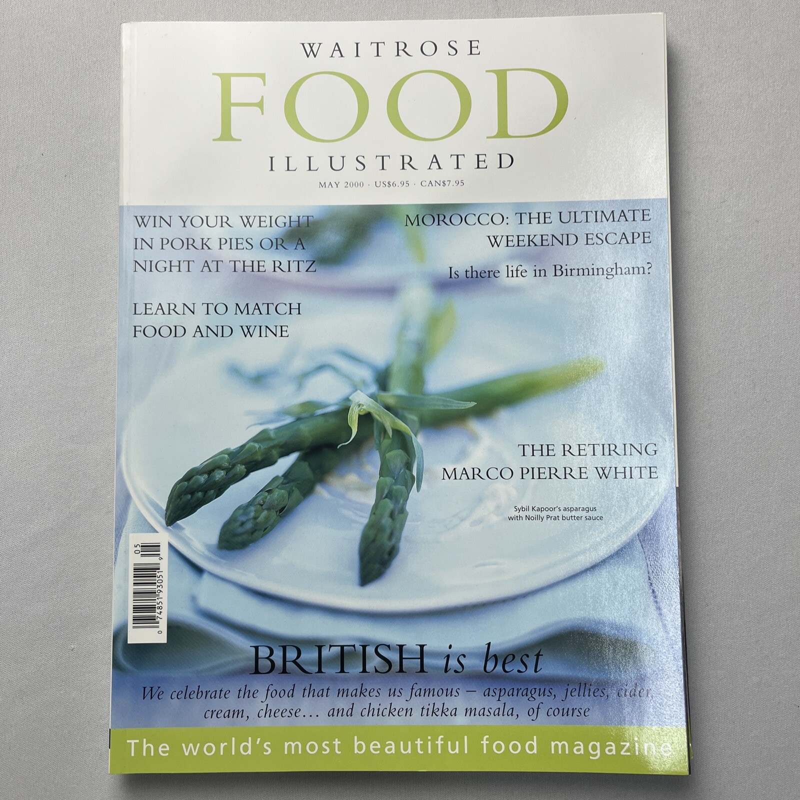 WAITROSE FOOD ILLUSTRATED Magazine UK May 2000 Marco Pierre White, Kevin Gould