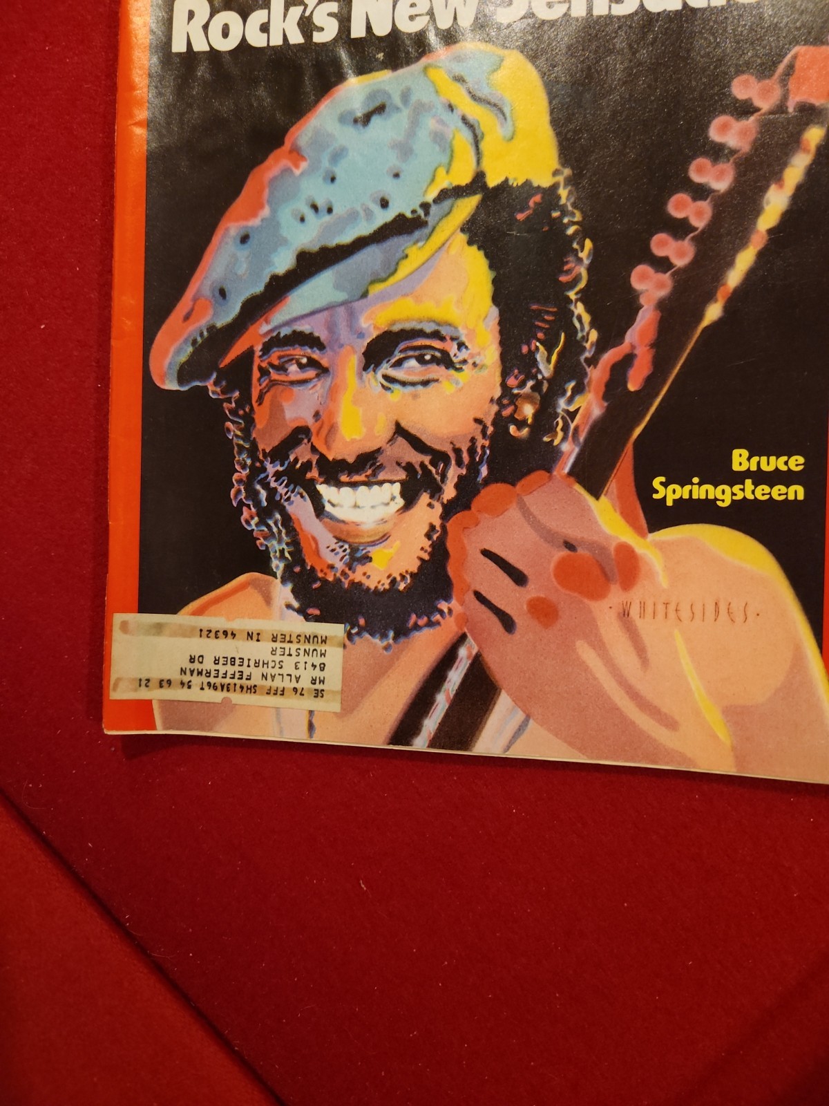 RARE October 1975 Bruce Springsteen Time Magazine Rock’s New Sensation