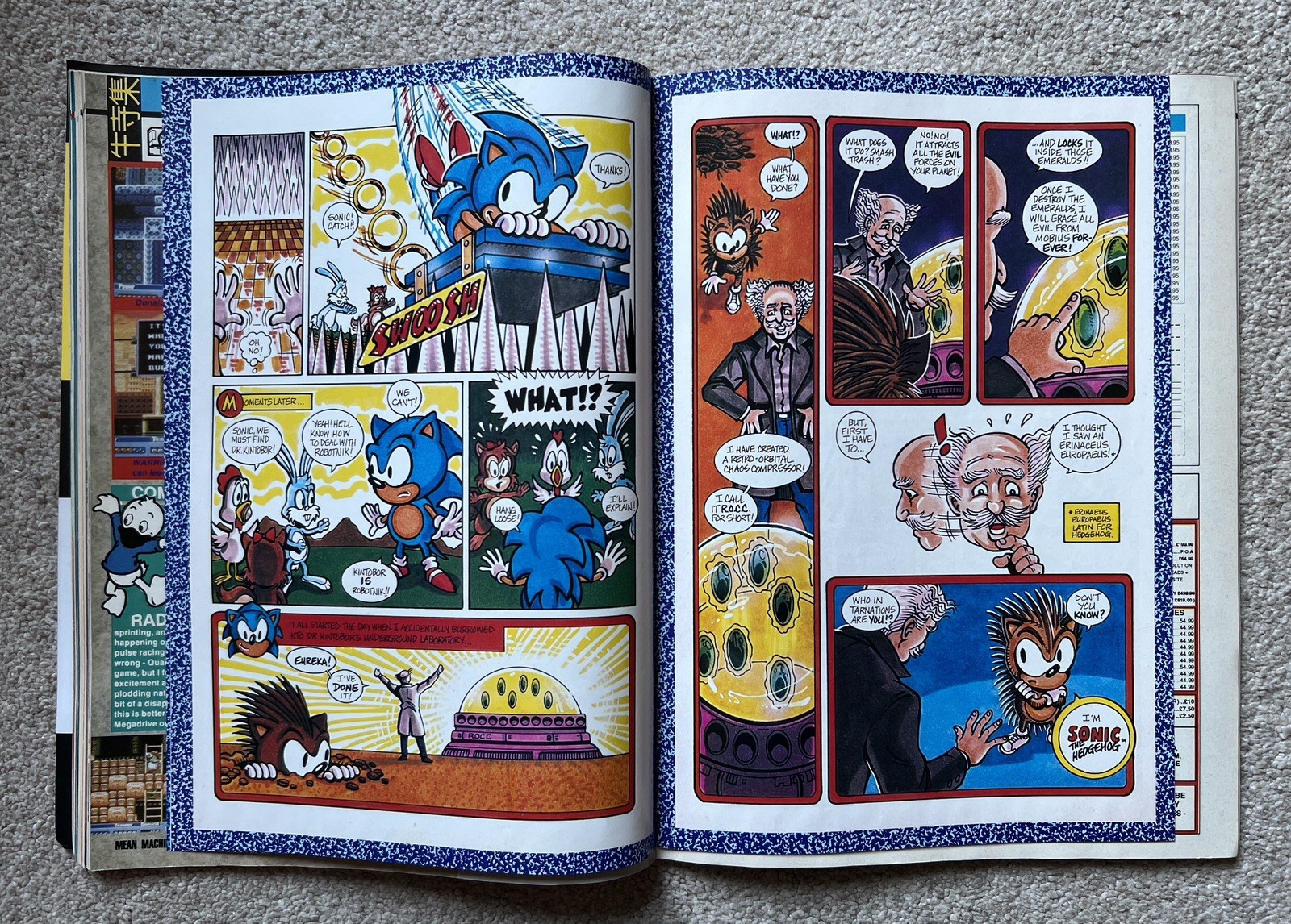 Mean Machines #16 – Jan 1992 – With Sonic the Hedgehog Comic – SEGA