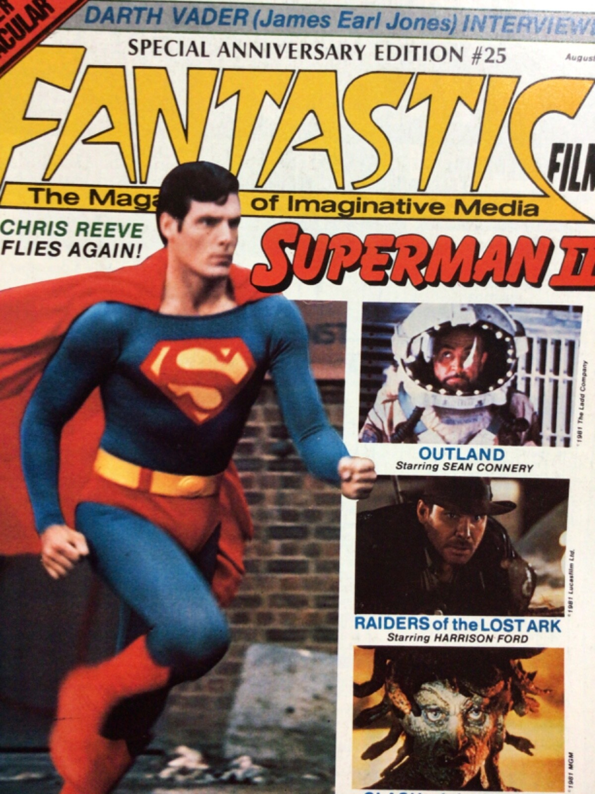 FANTASTIC FILMS #25 ~ Superman II ~ August 1981 ~ LIKE NEW !!!