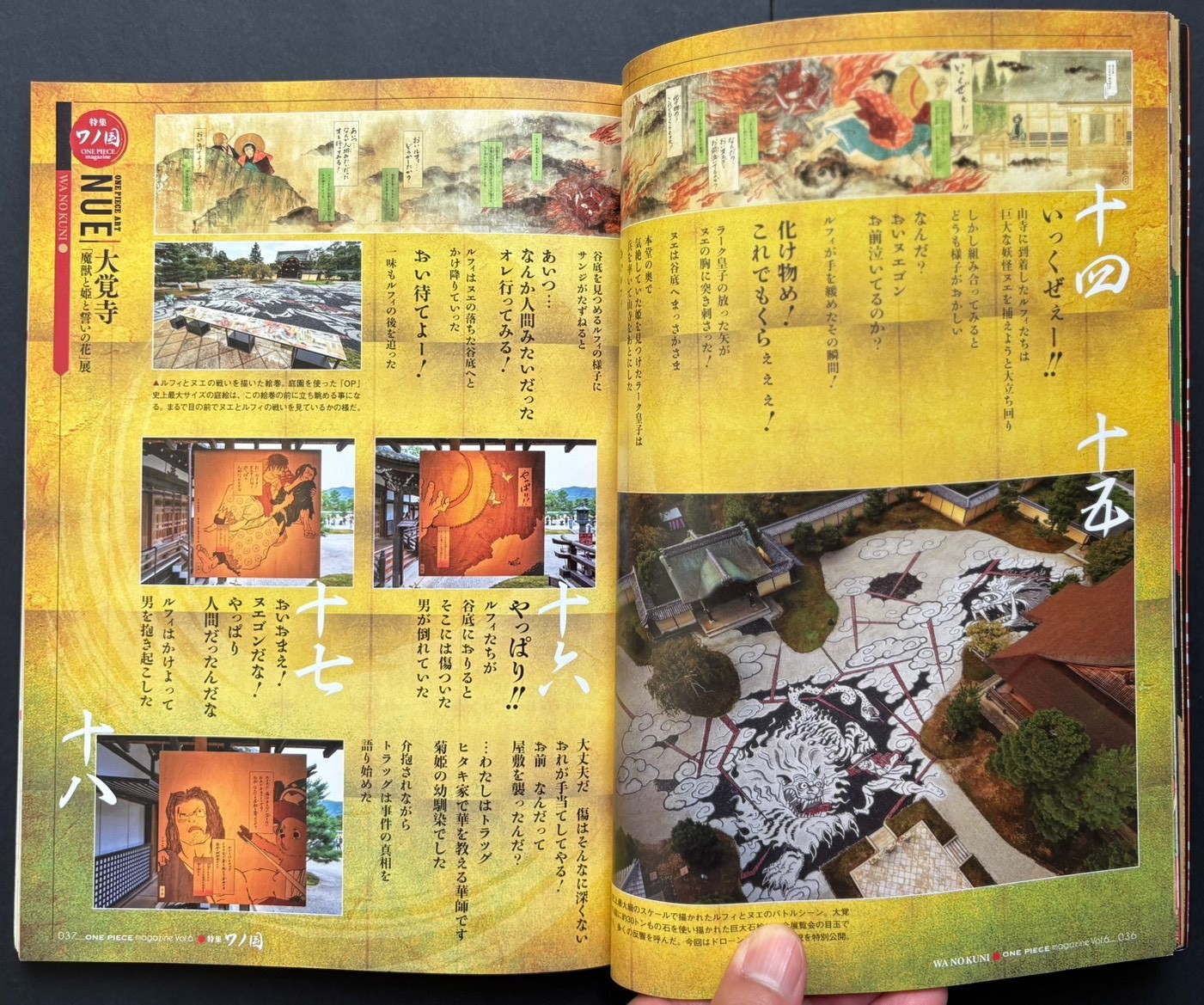 ONE PIECE Magazine Vol. 6 Wano Country Art Book Eiichiro Oda Used Japan