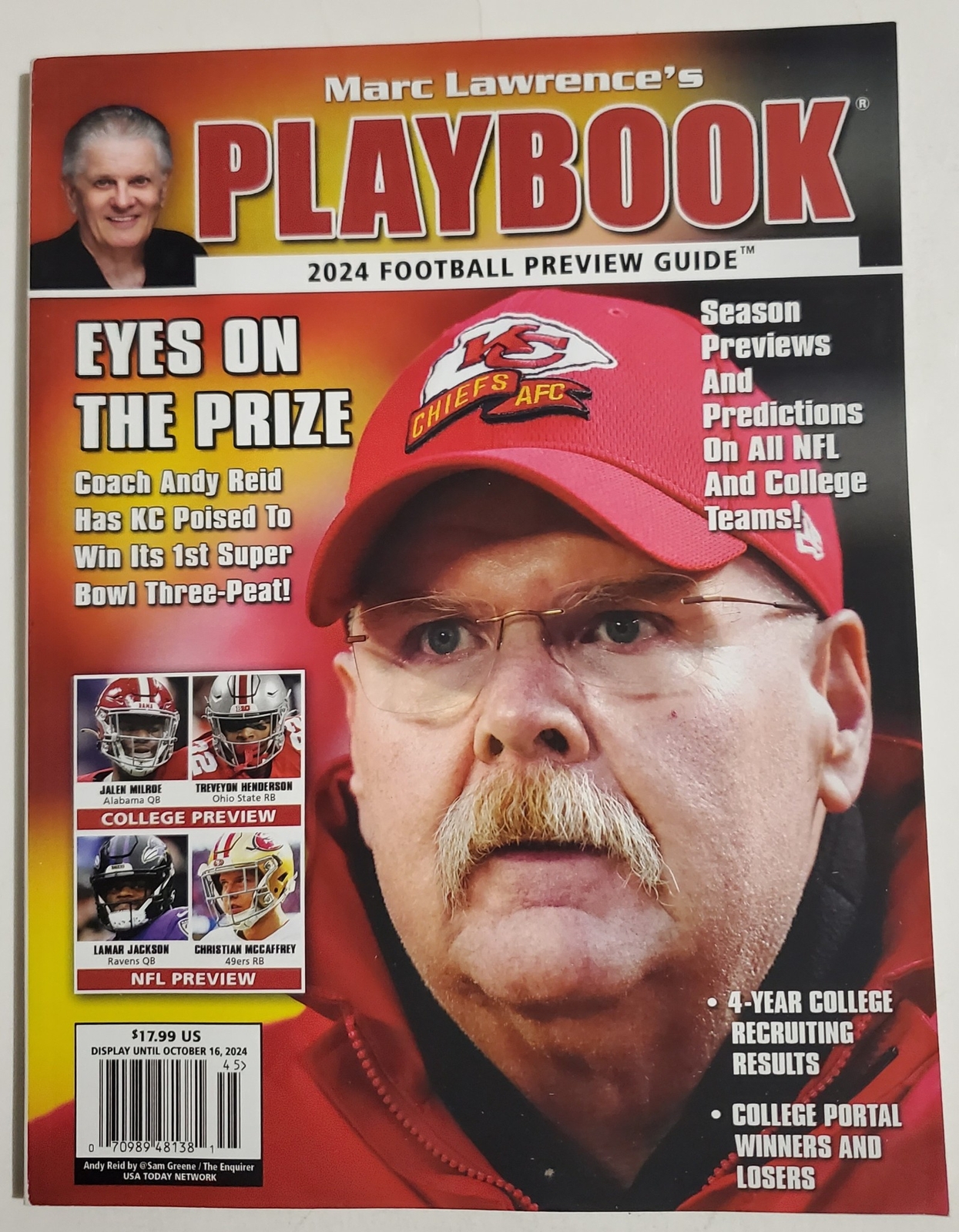 MARC LAWRENCE’S PLAYBOOK 2024 FOOTBALL PREVIEW GUIDE