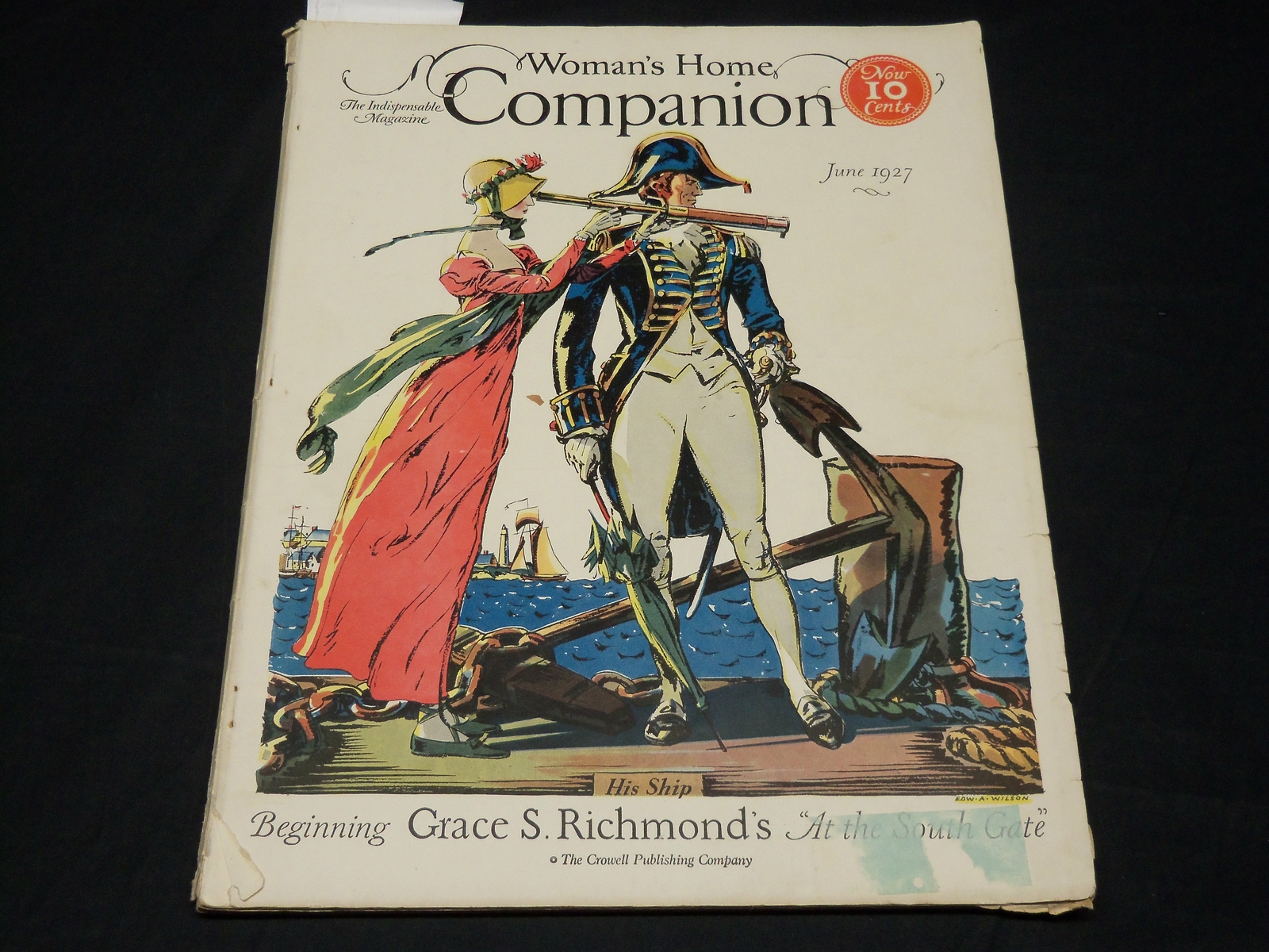 1927 JUNE WOMAN’S HOME COMPANION MAGAZINE – BEAUTIFUL FRONT COVER – F 567T