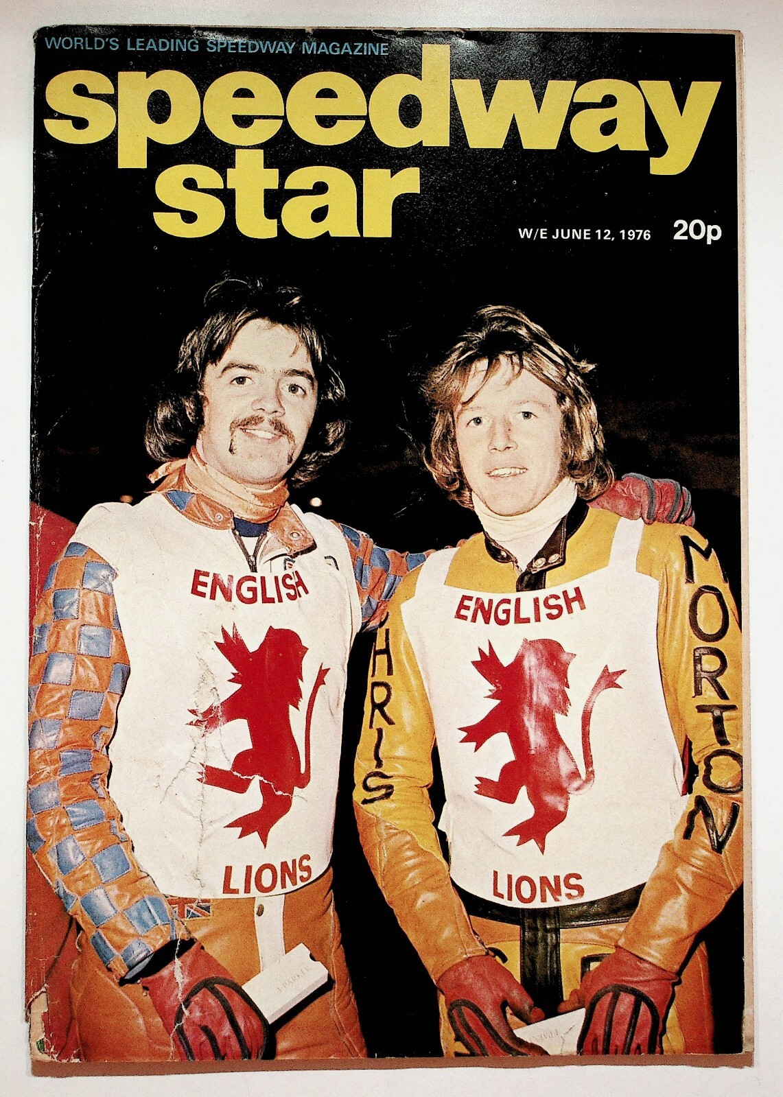 1976 June 12 Speedway Star Motorcycle Racing United Kingdom England Magazine